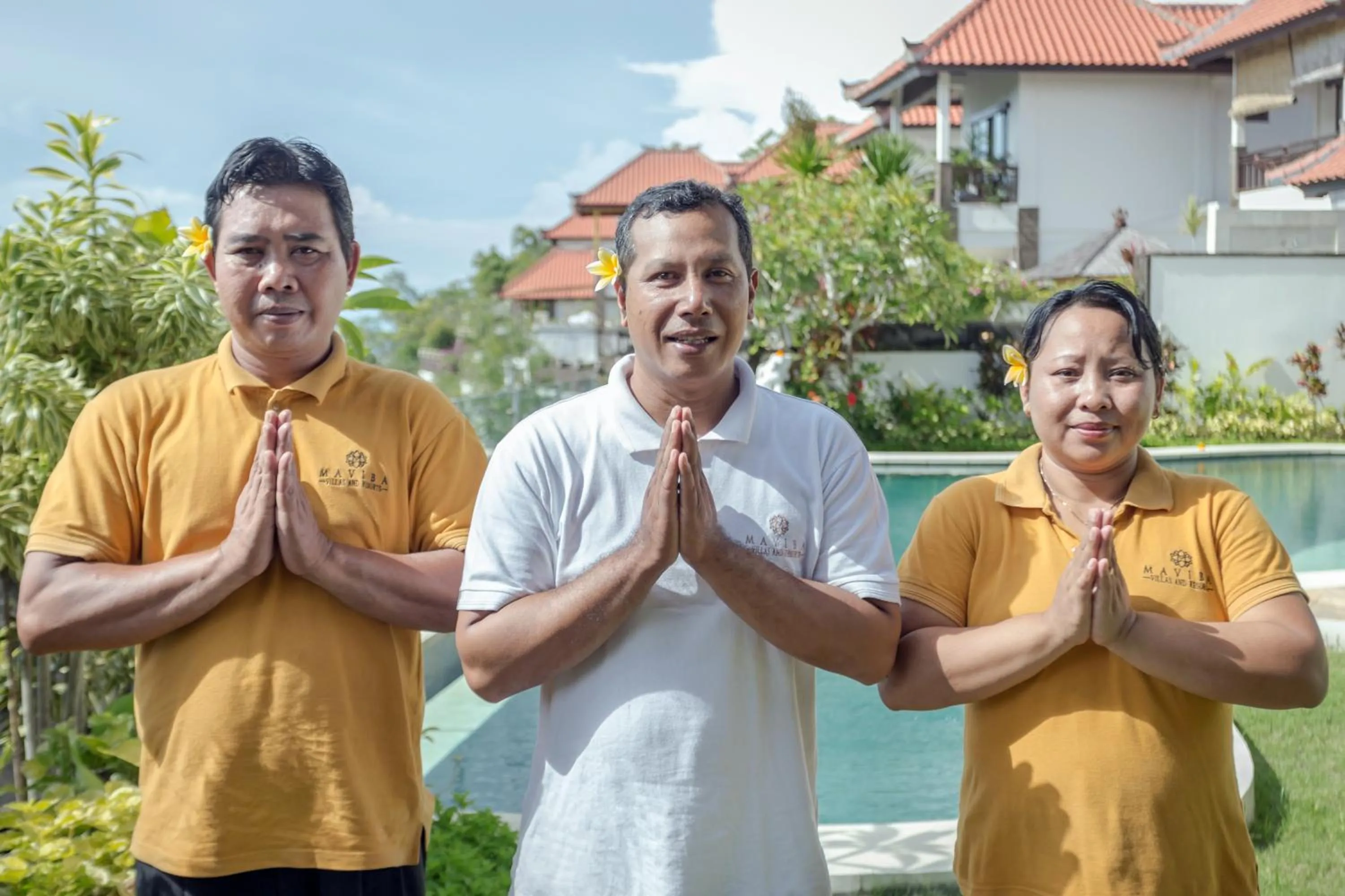 Staff in Villa Bali Blue