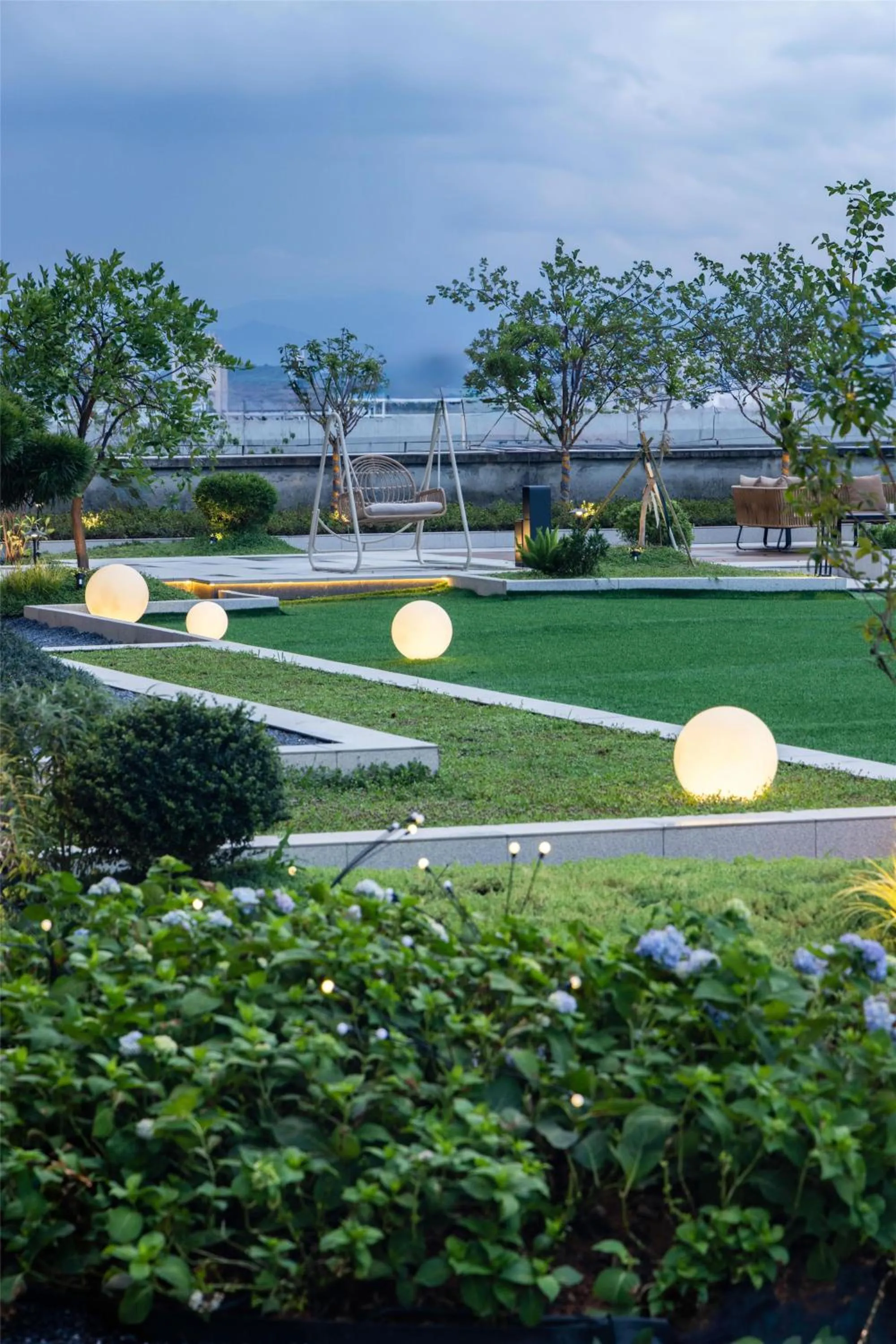 Patio in Hilton Garden Inn Zhuji East