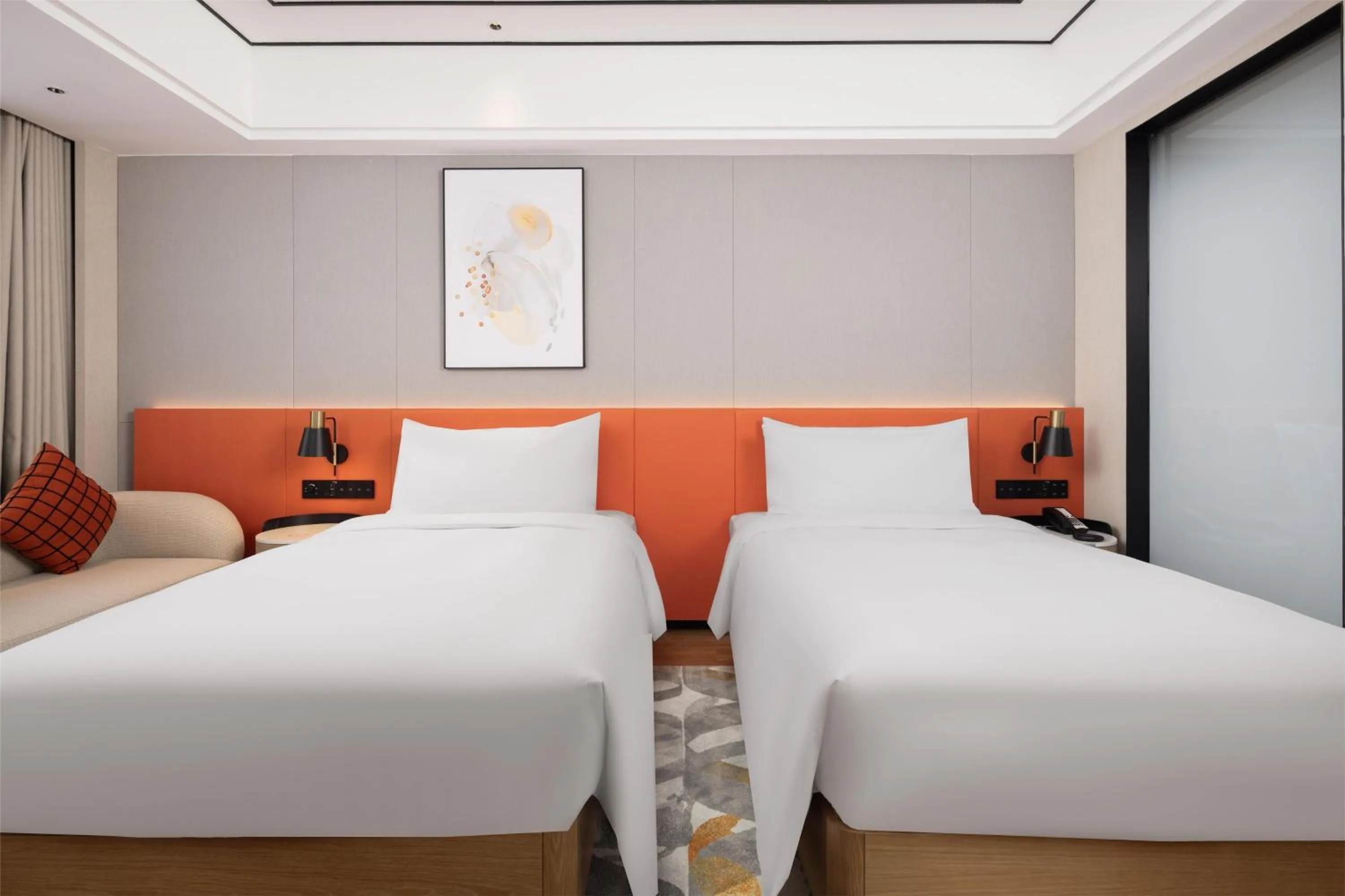 Bed in Hilton Garden Inn Zhuji East