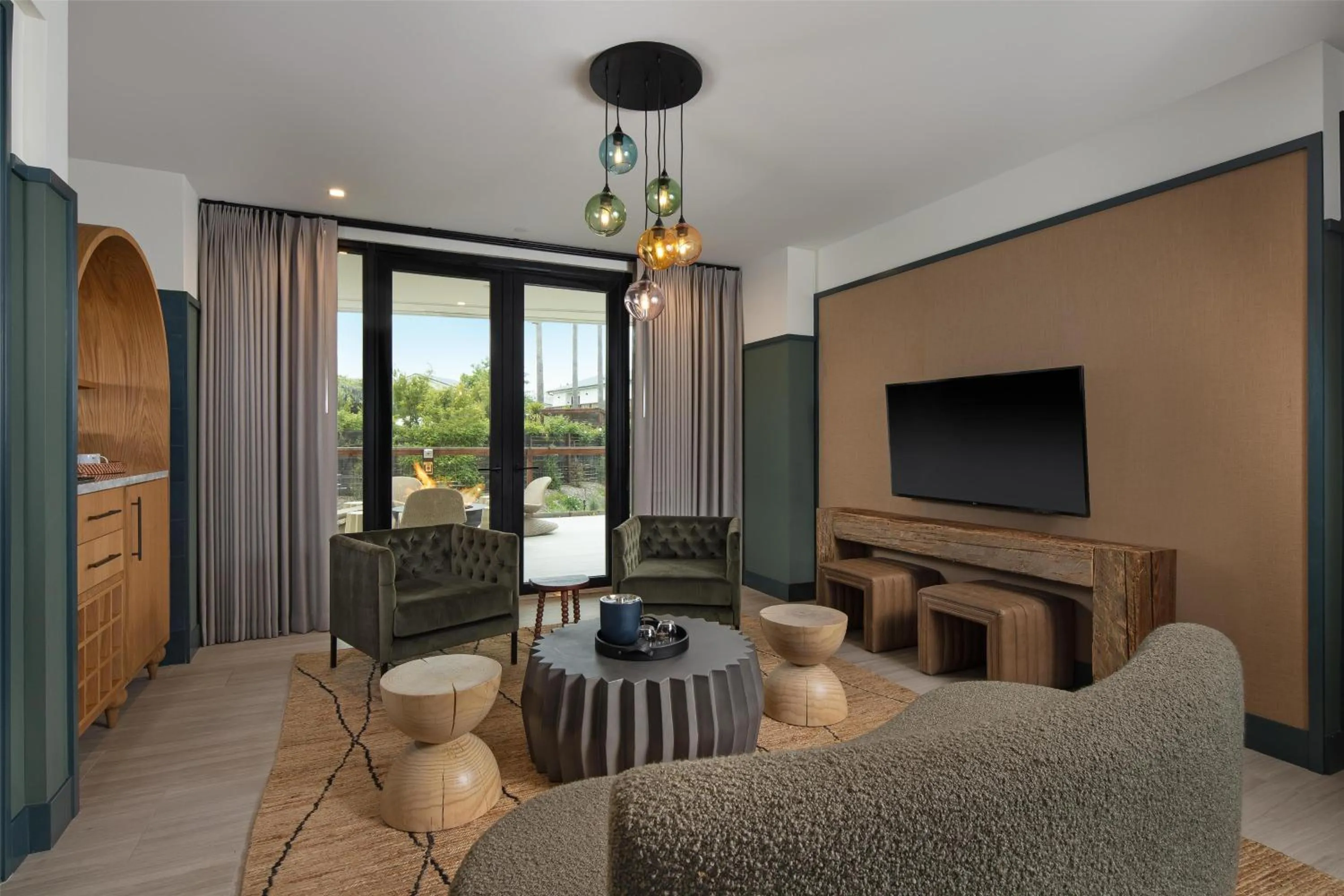 Photo of the whole room in Calistoga Motor Lodge and Spa