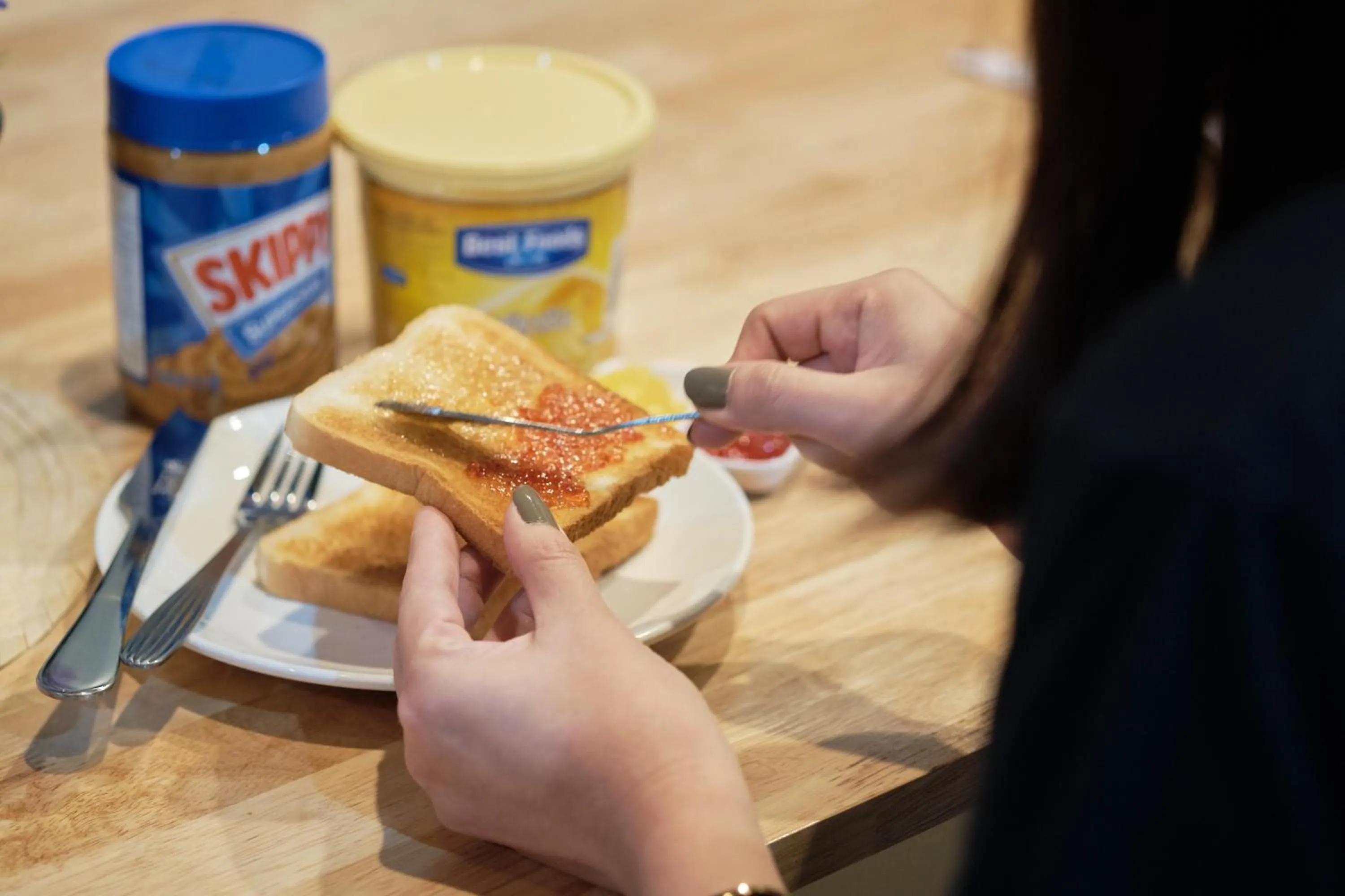 Food close-up in Private Stay Hostel