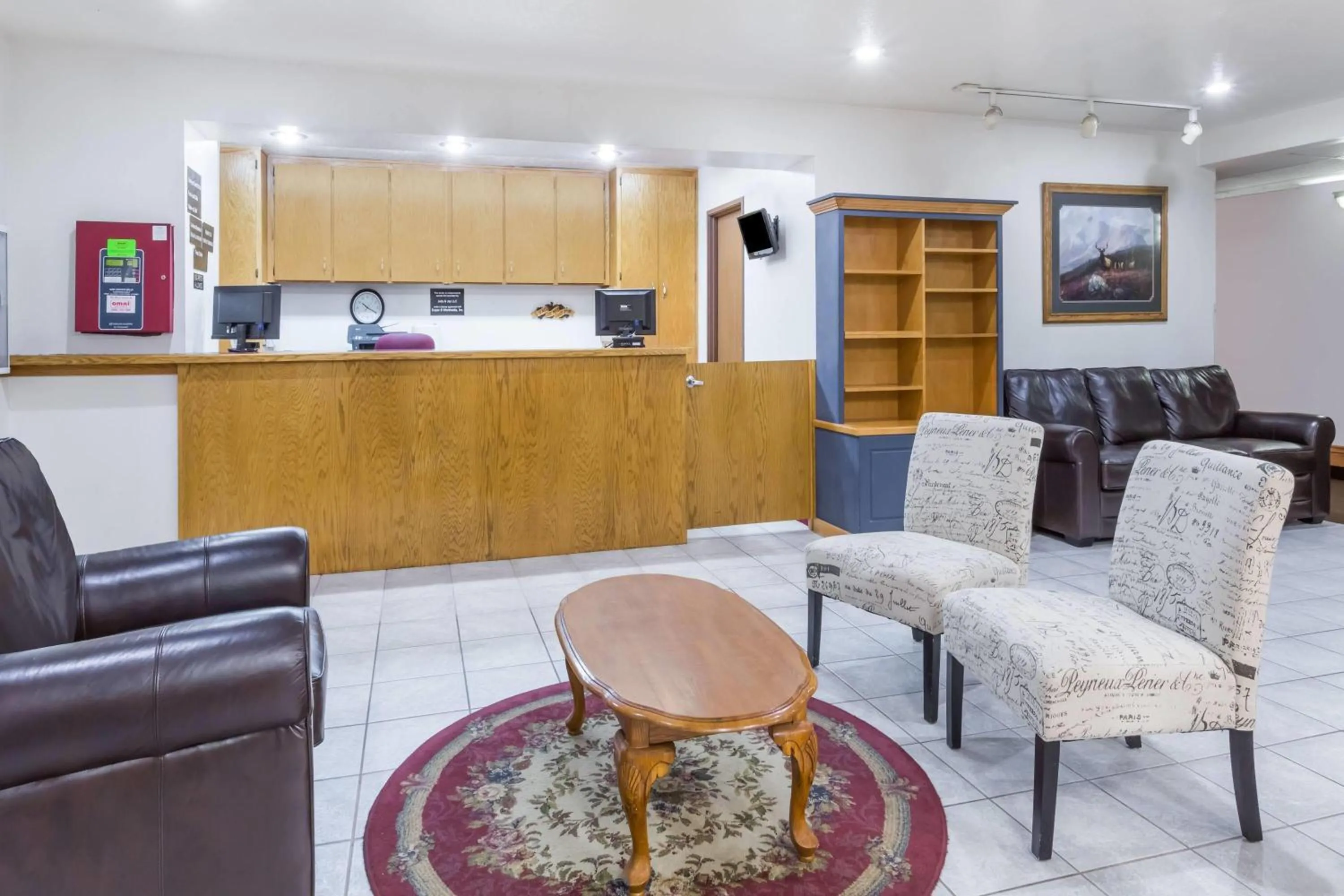 Lobby or reception in Super 8 by Wyndham Rexburg