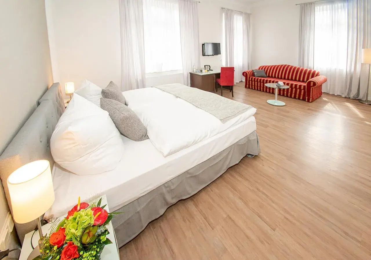 Double or Twin Room in Gästehaus fliegendes Perlhuhn Borgfeld Double or Twin Room in Gästehaus fliegendes Perlhuhn Borgfeld