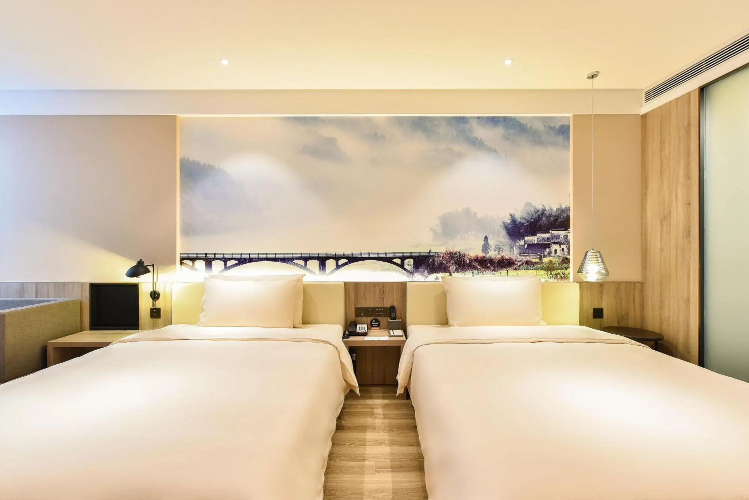 Bedroom, Bed in Atour Hotel Capital Airport Beijing