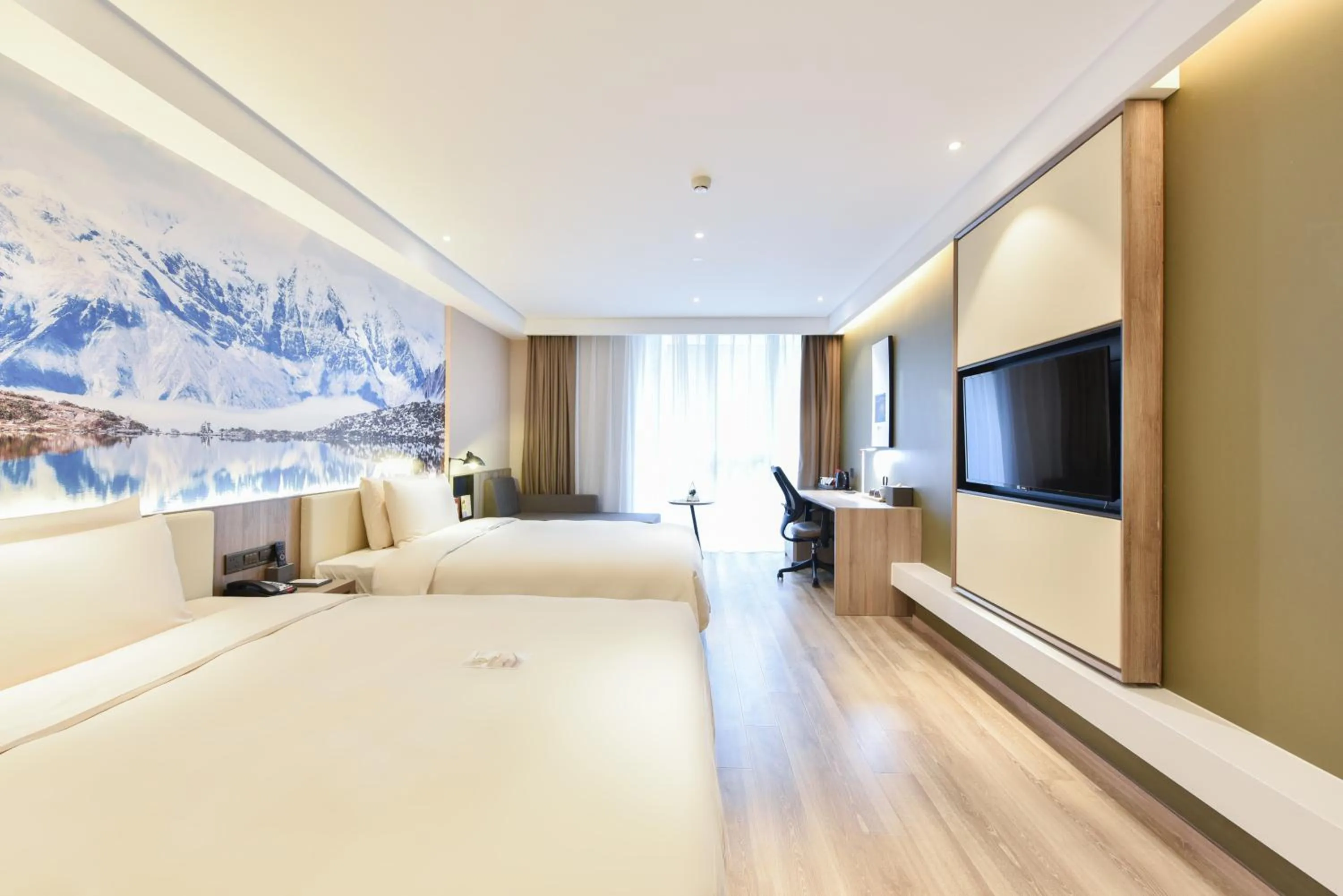 Photo of the whole room, Bed in Atour Hotel Capital Airport Beijing