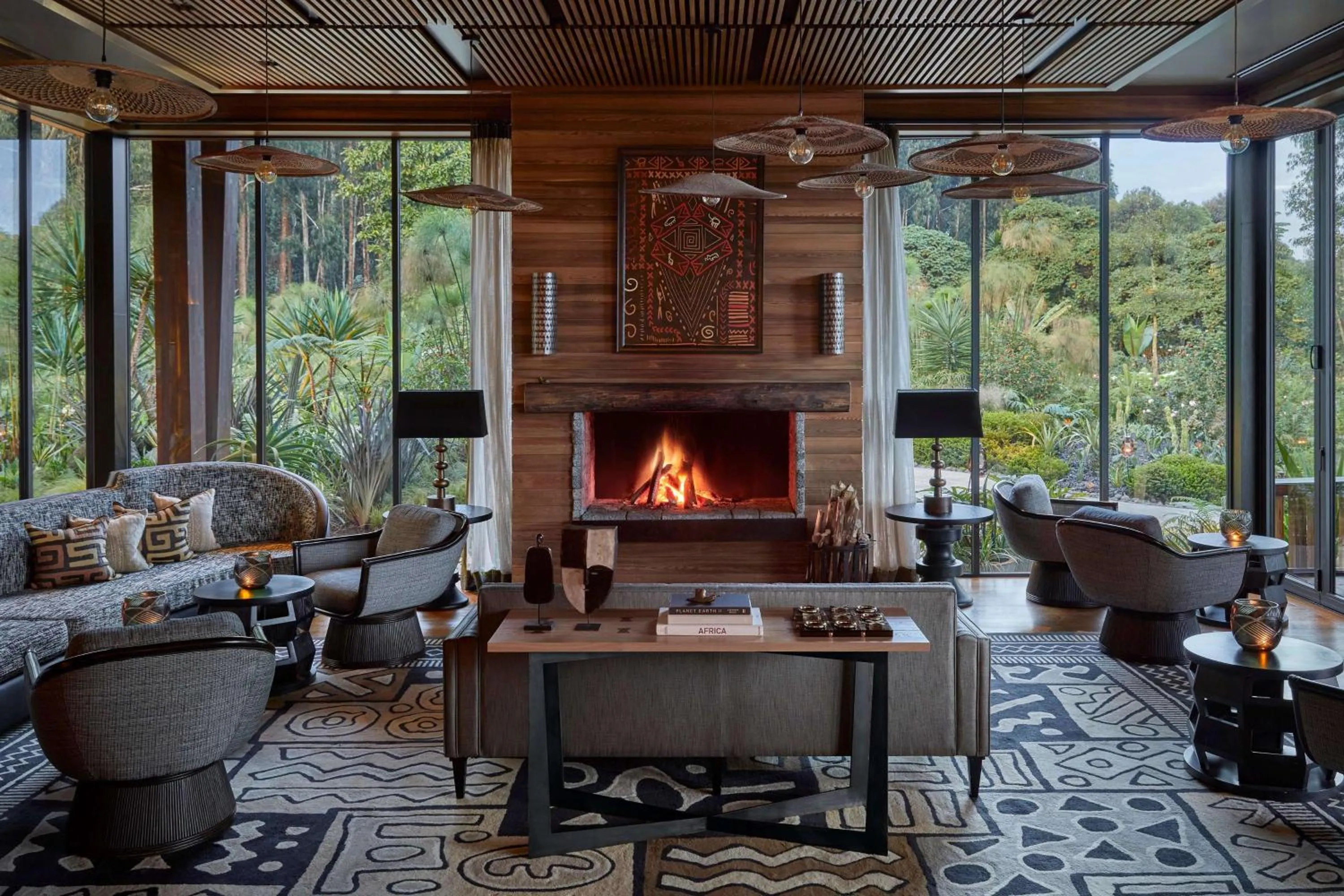 Lobby or reception in One&Only Gorilla's Nest