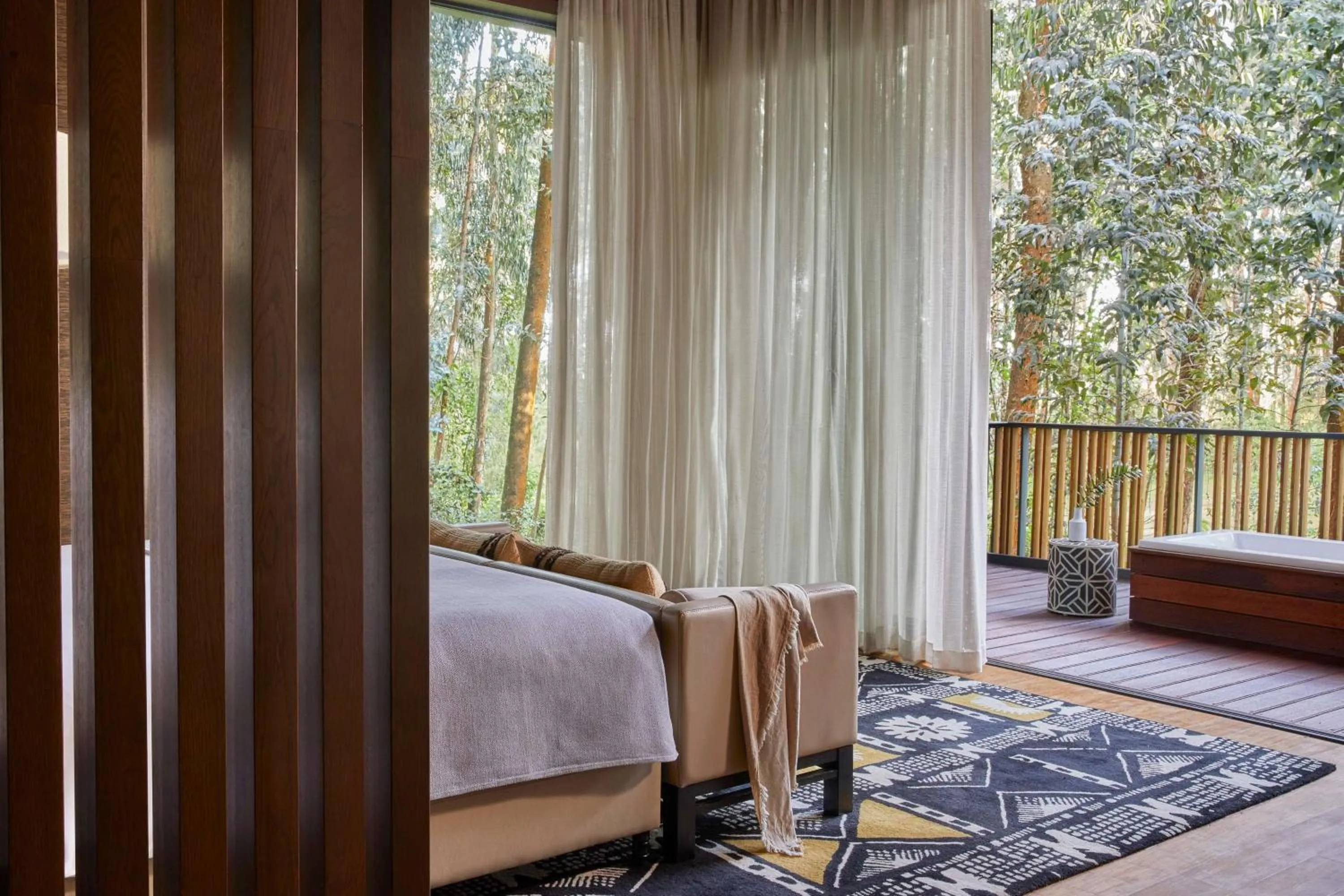 View (from property/room), Bed in One&Only Gorilla's Nest