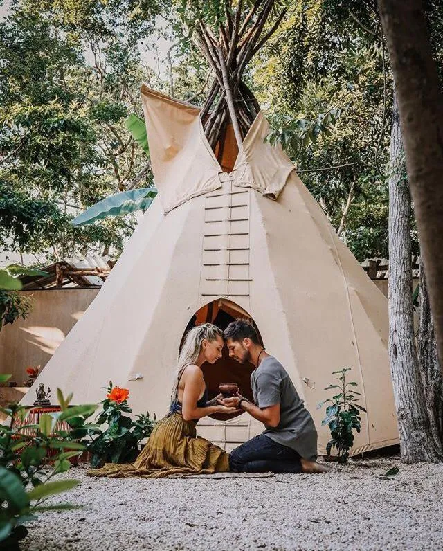 Garden view in Bufo Alvarius