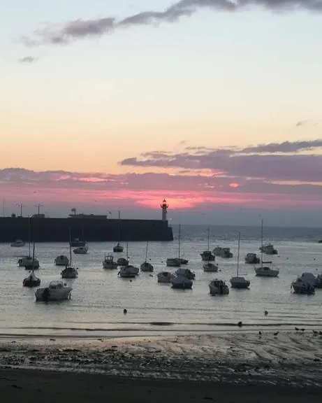 Sea view in La Grève du Portrieux