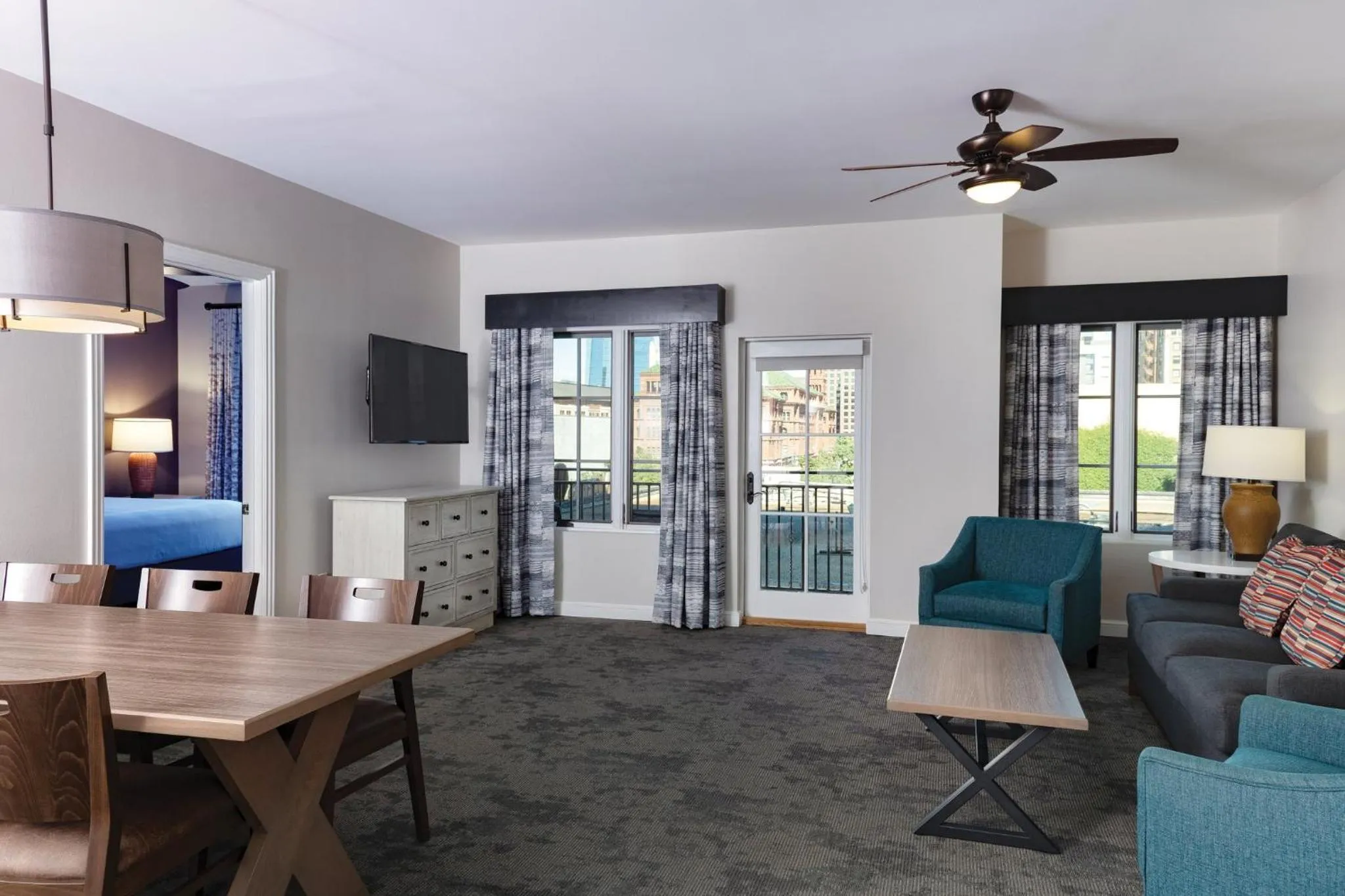 Living room in Club Wyndham La Cascada