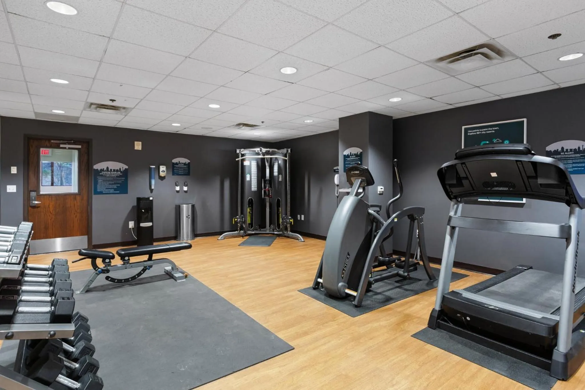 Fitness centre/facilities in Club Wyndham La Cascada