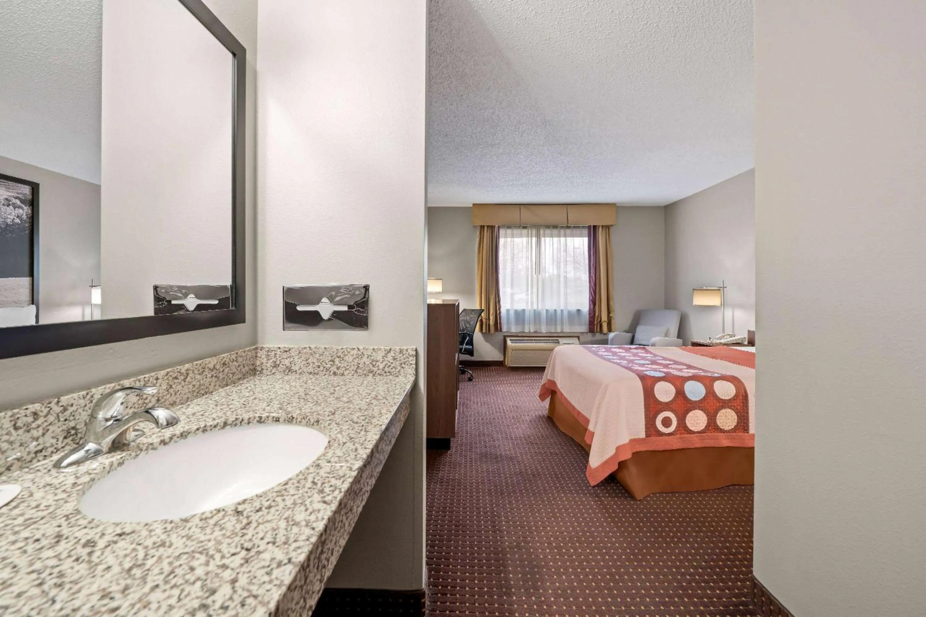 Bed in Super 8 by Wyndham Waverly