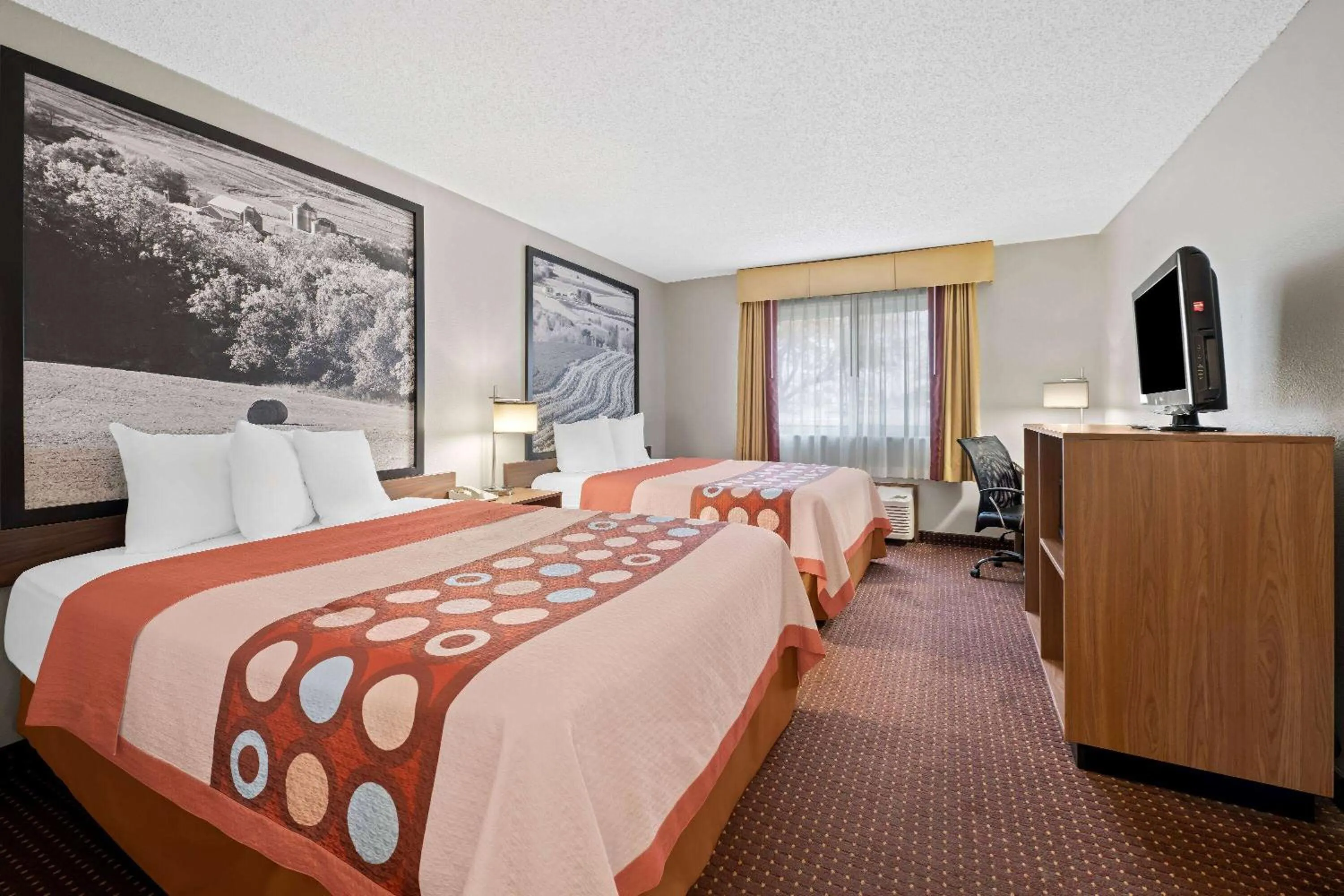 Bed in Super 8 by Wyndham Waverly