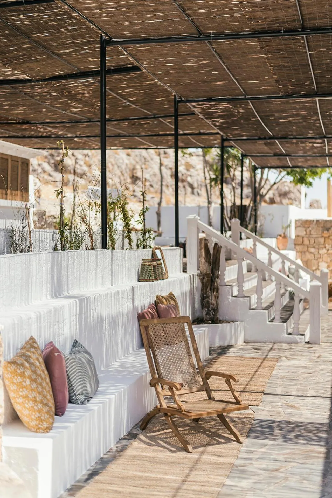 Patio in Casita Casita Lindos - Adults Only