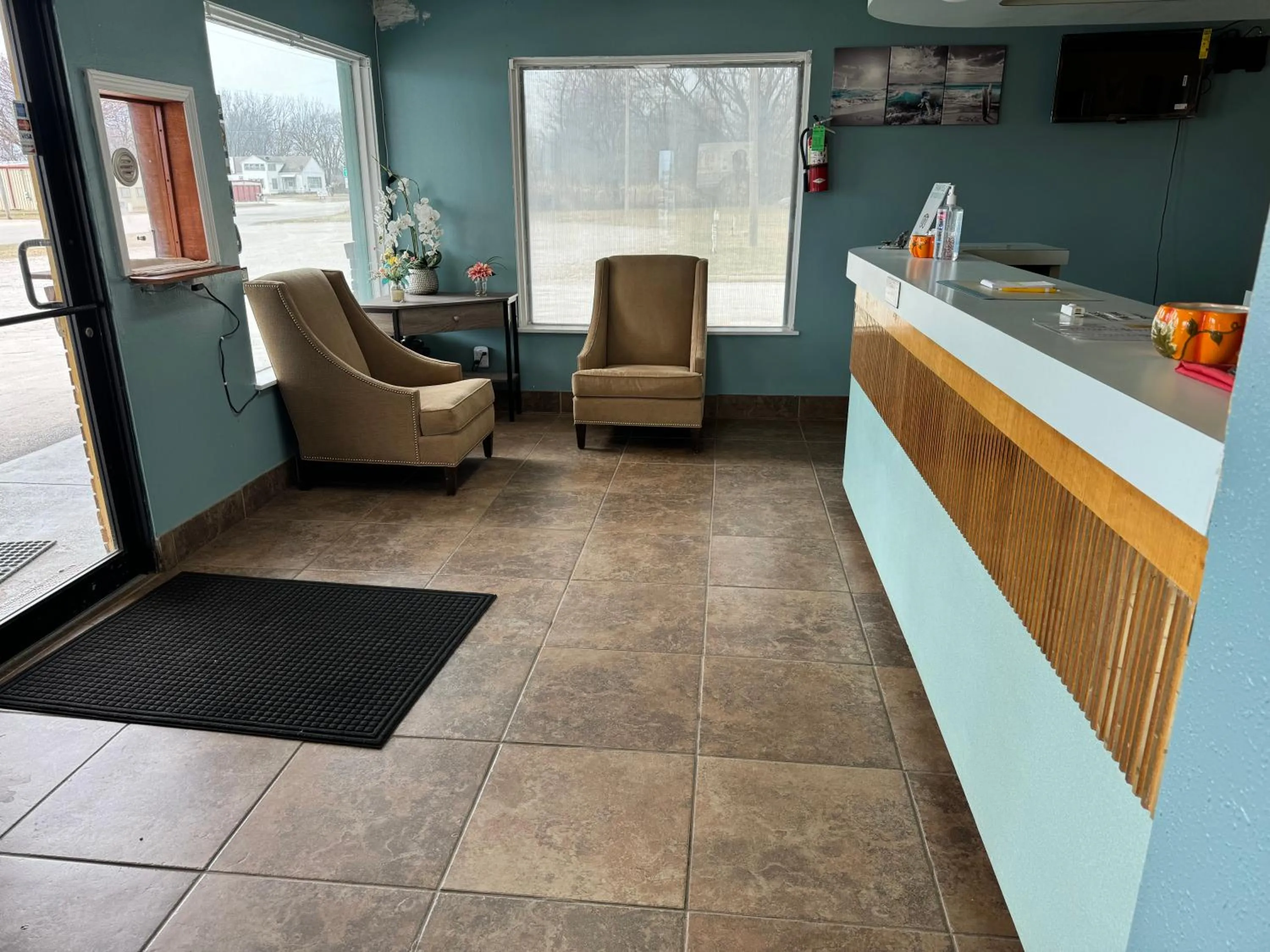 Lobby or reception in Kansas Inn
