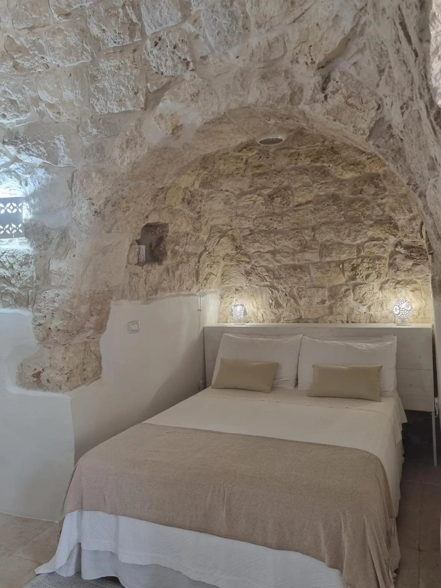 View (from property/room), Bed in Trulli Di Spinaruta