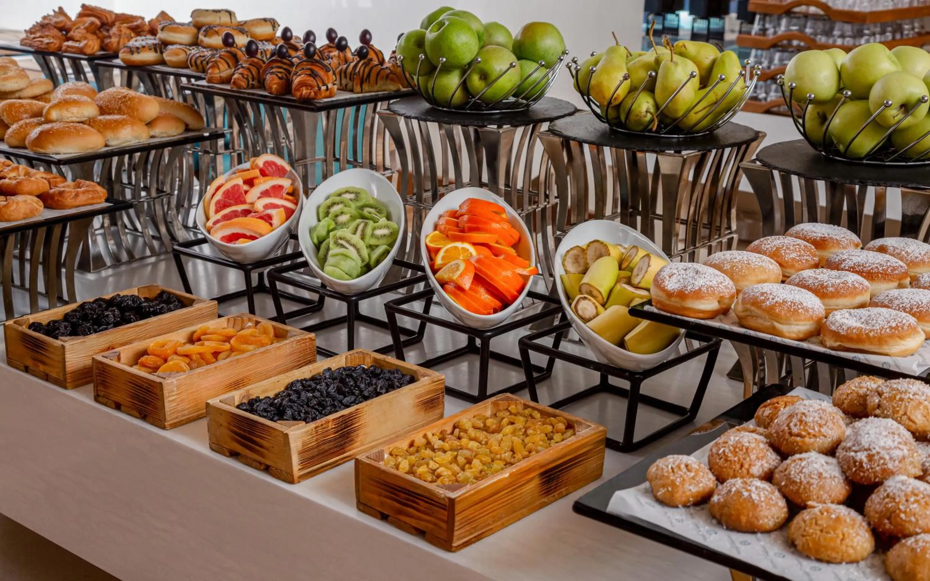 Buffet breakfast in Lankaran Springs Wellness Resort