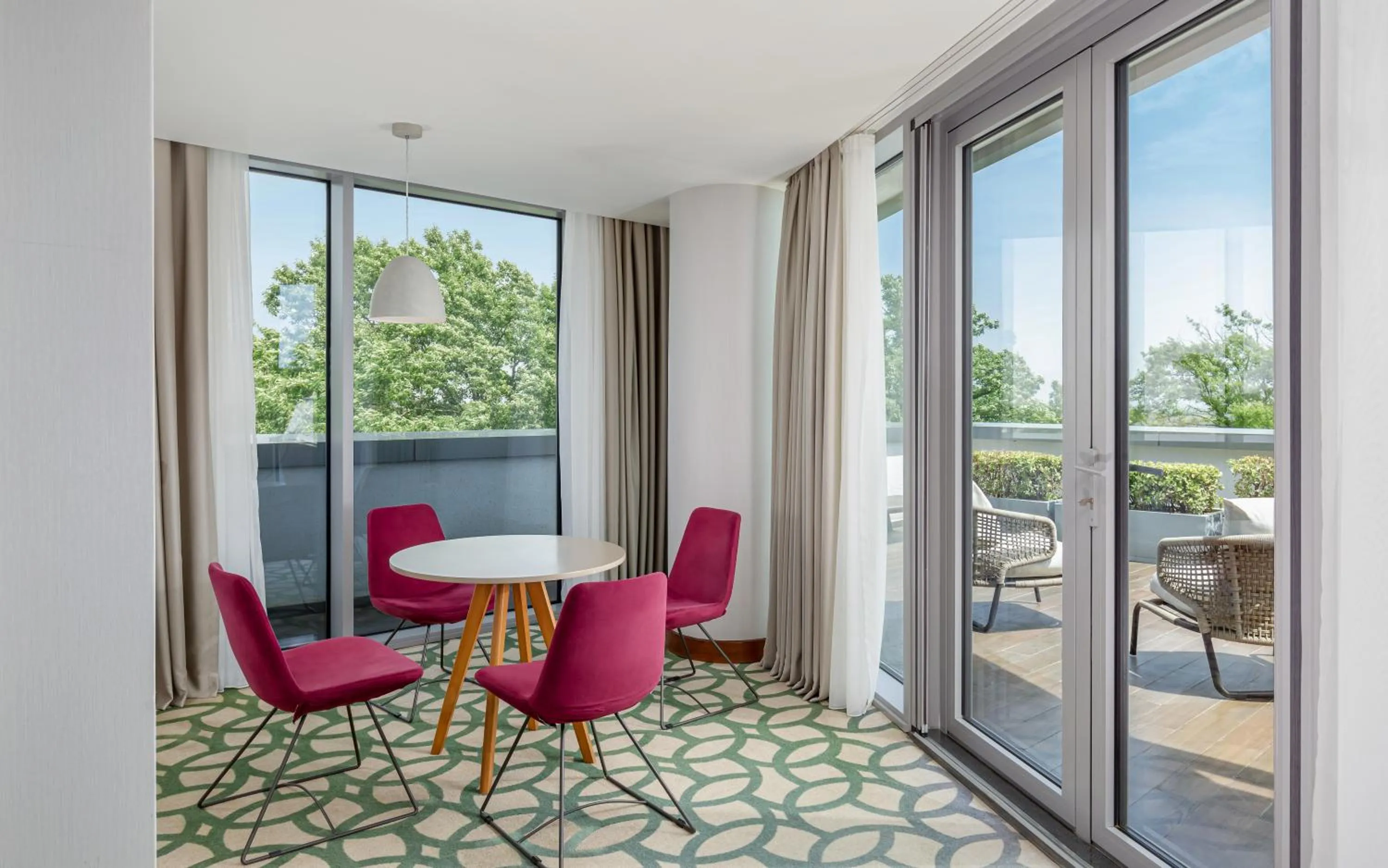 Seating area in Lankaran Springs Wellness Resort