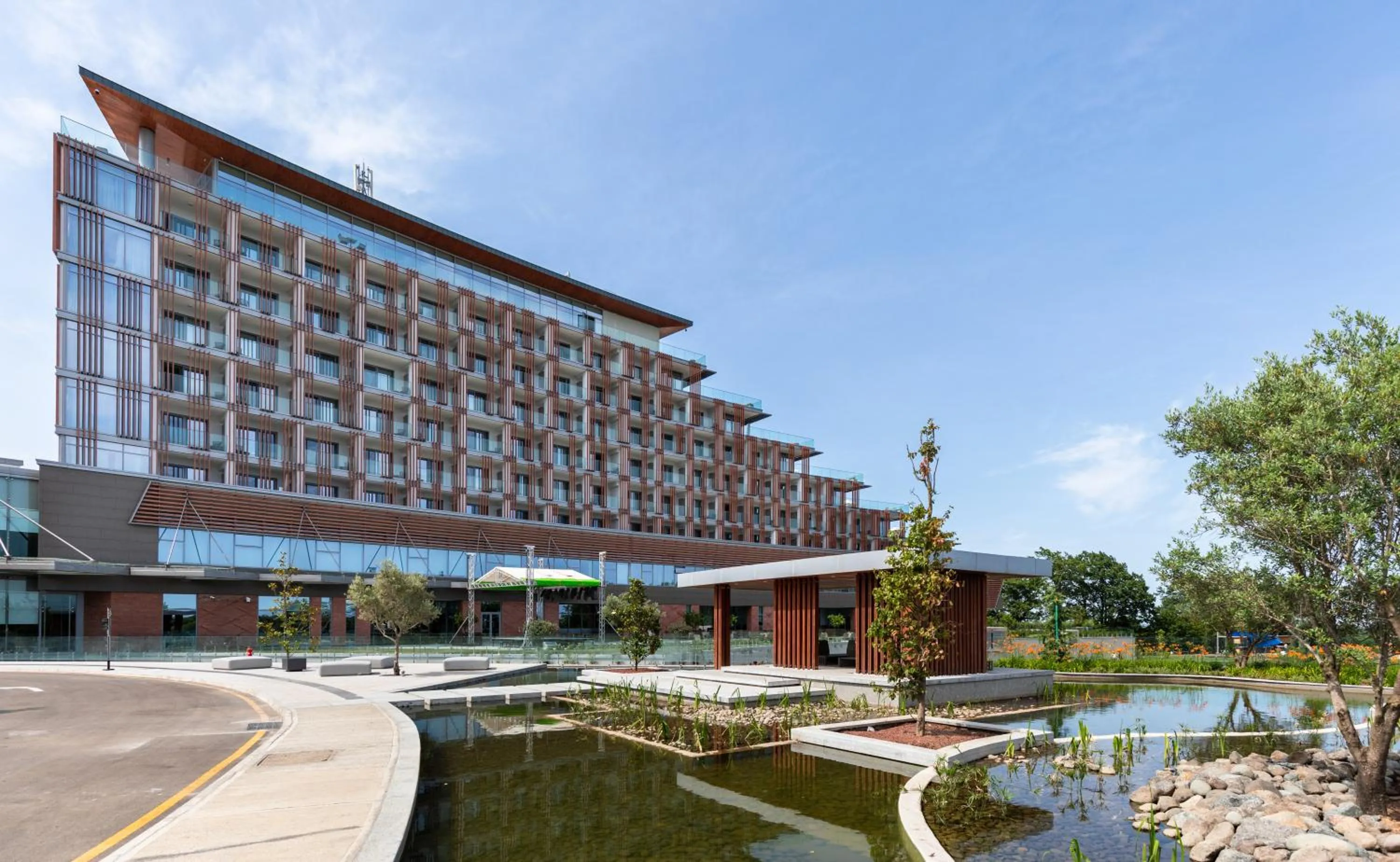 Property building in Lankaran Springs Wellness Resort