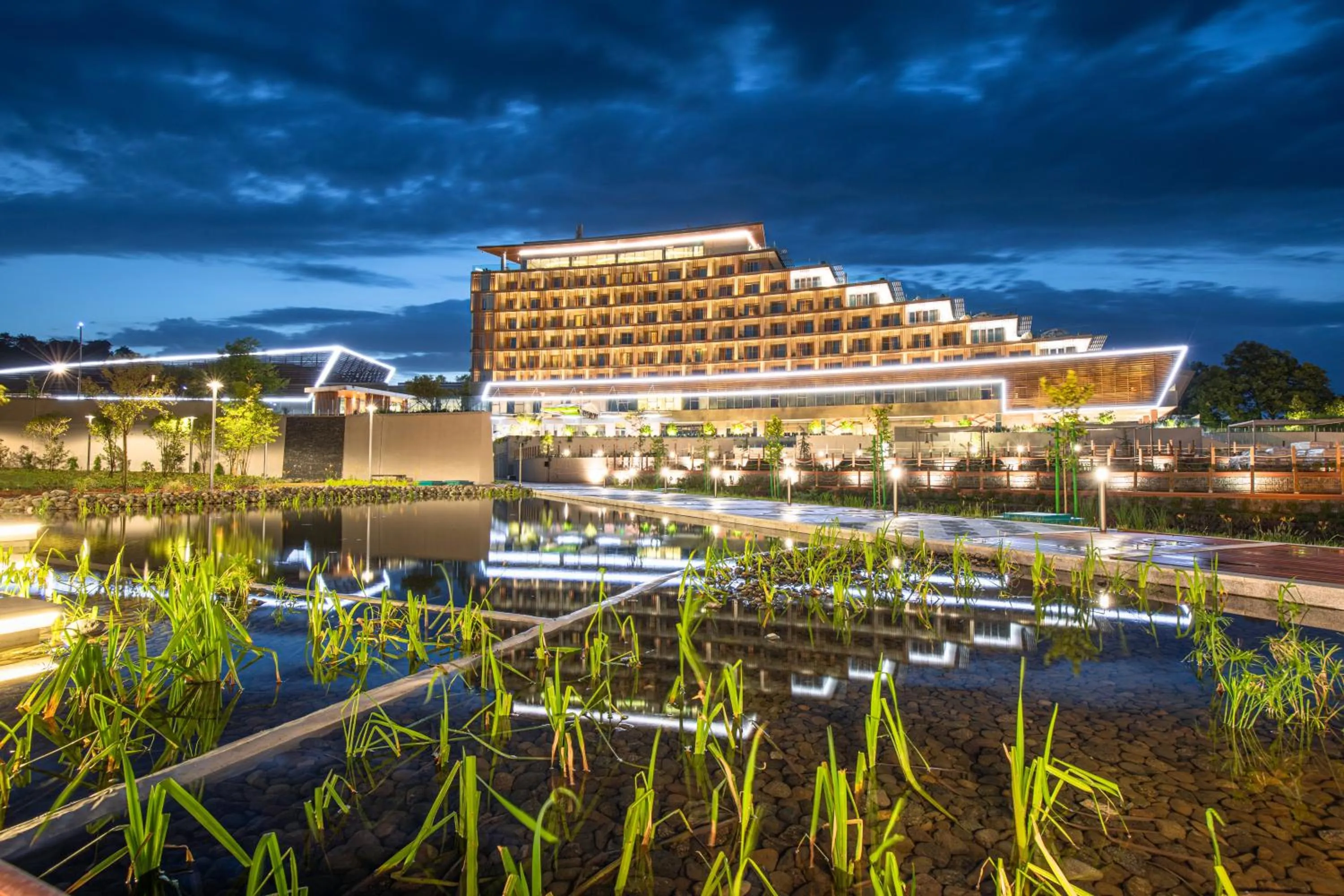 Property building in Lankaran Springs Wellness Resort