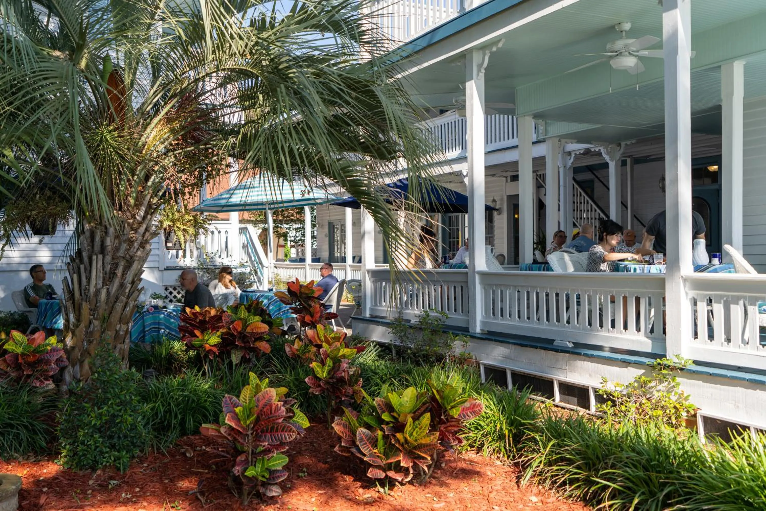 Patio in Bayfront Westcott House Bed & Breakfast