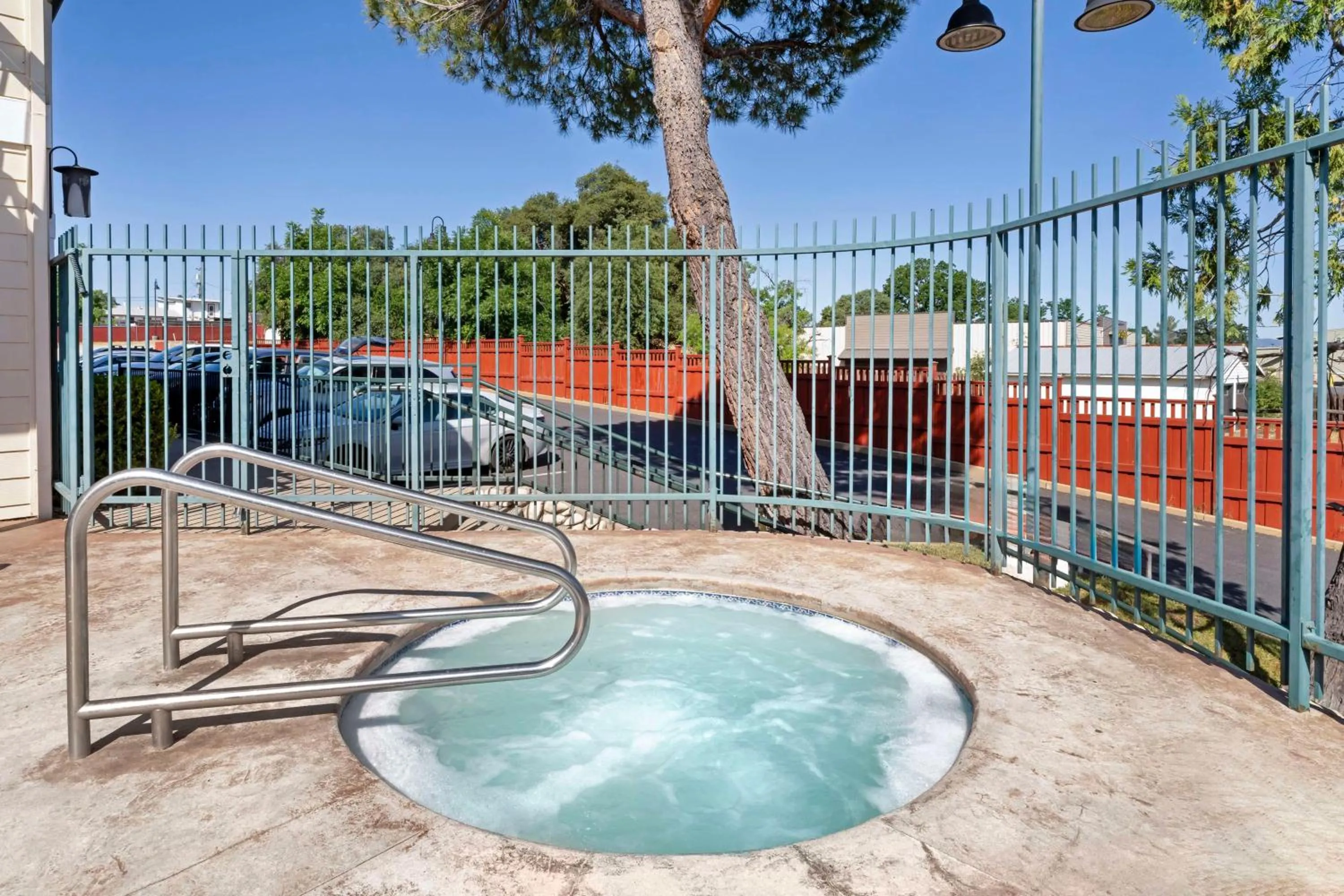 Pool view in Best Western Cedar Inn & Suites