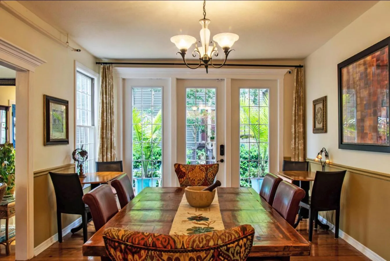 Dining area in At Journey's End