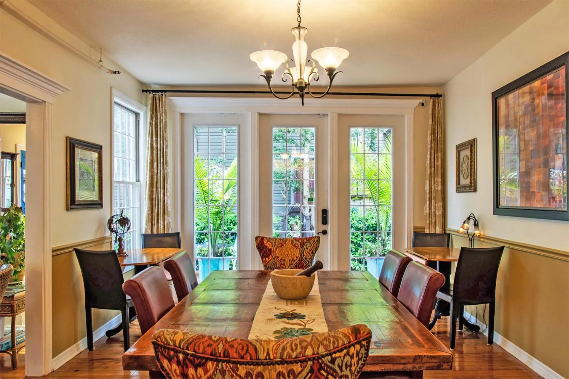 Dining area in At Journey's End