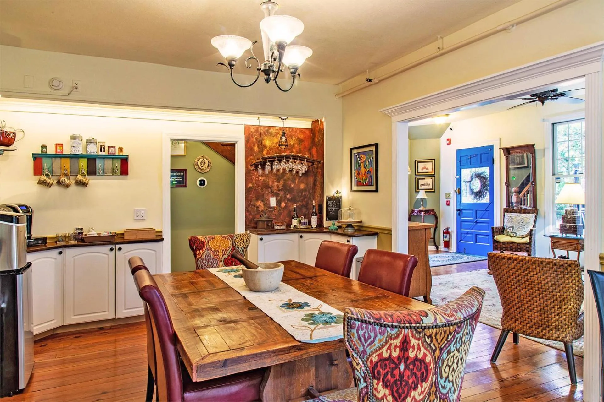 Dining area in At Journey's End