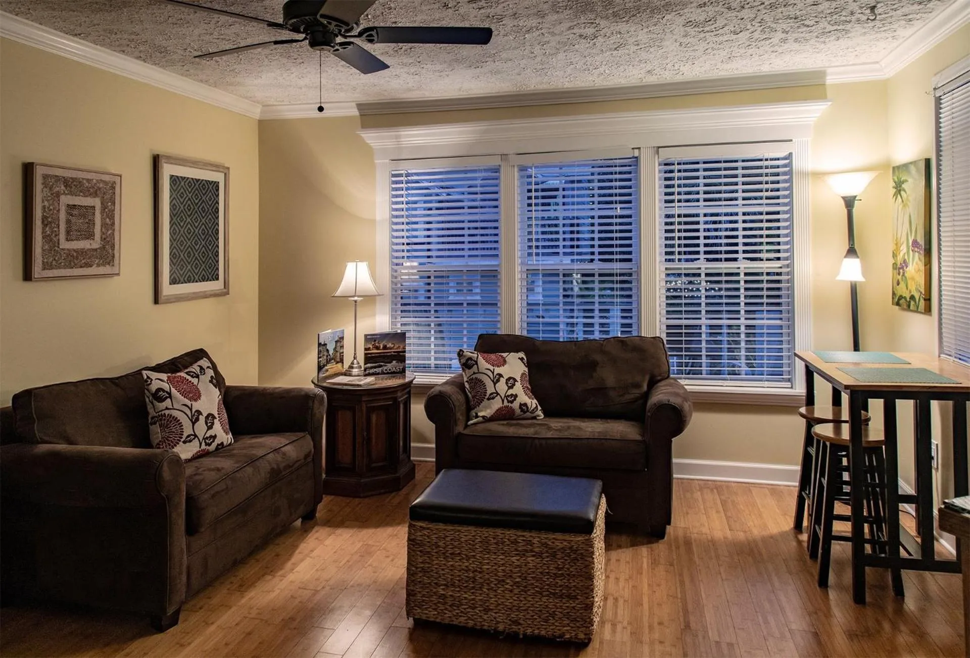 Seating area in At Journey's End