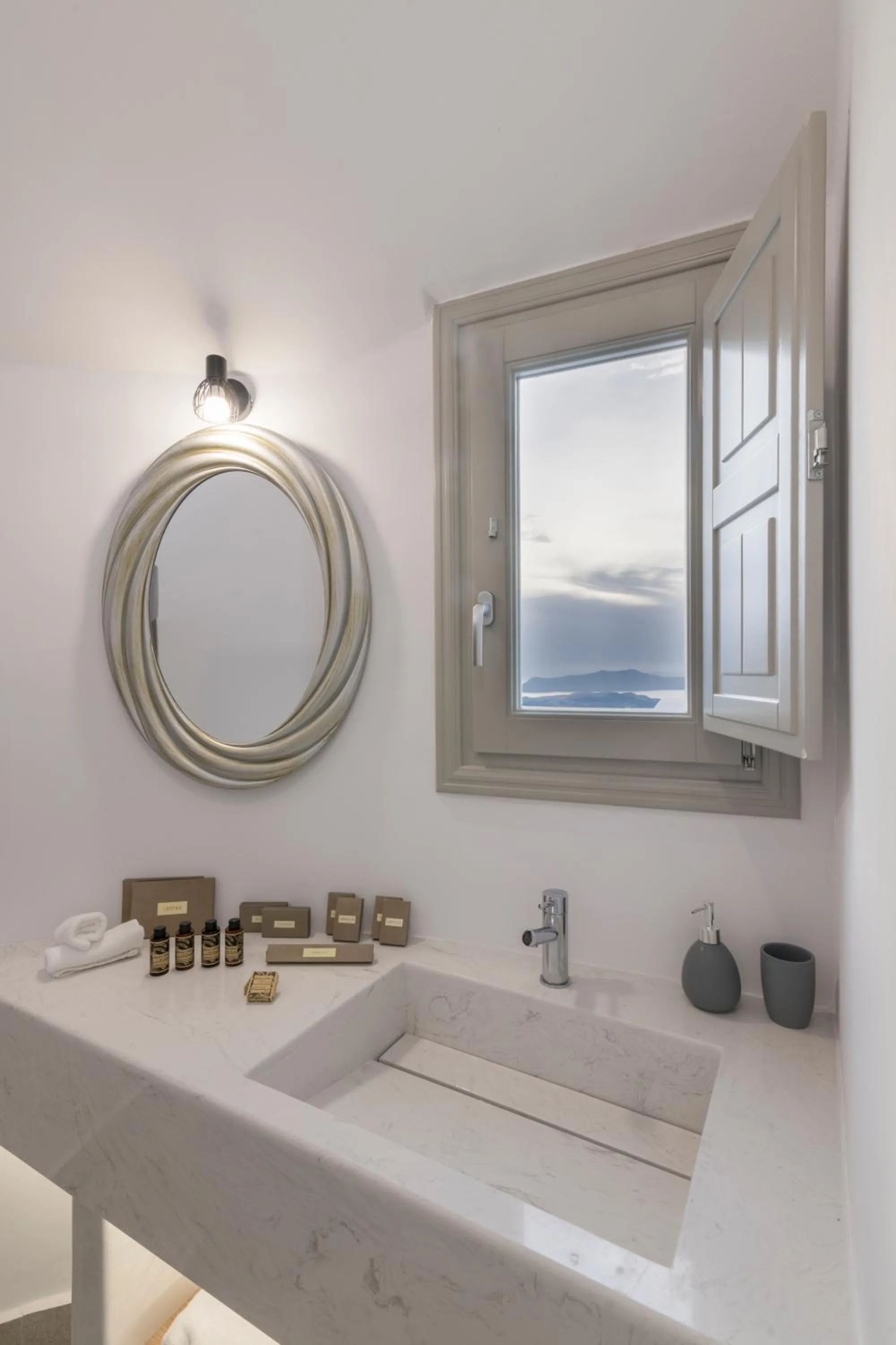 Bathroom in Symphony Suites Santorini