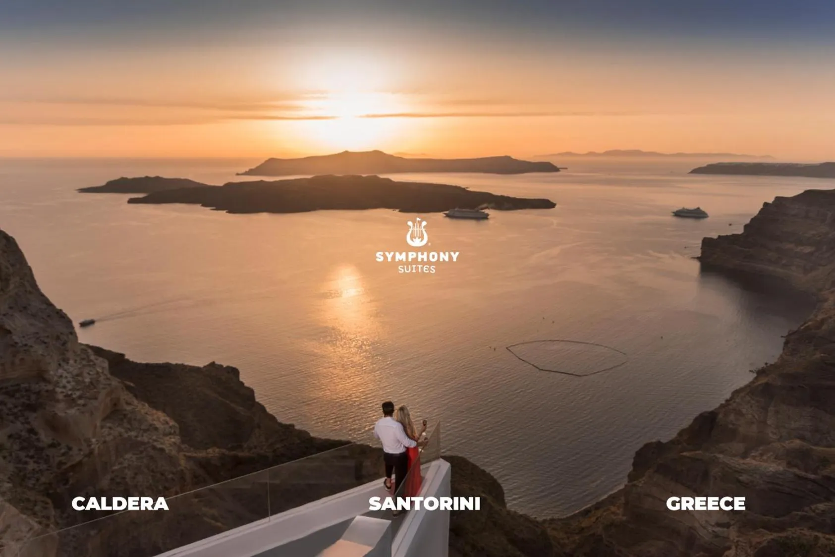 Property logo or sign in Symphony Suites Santorini