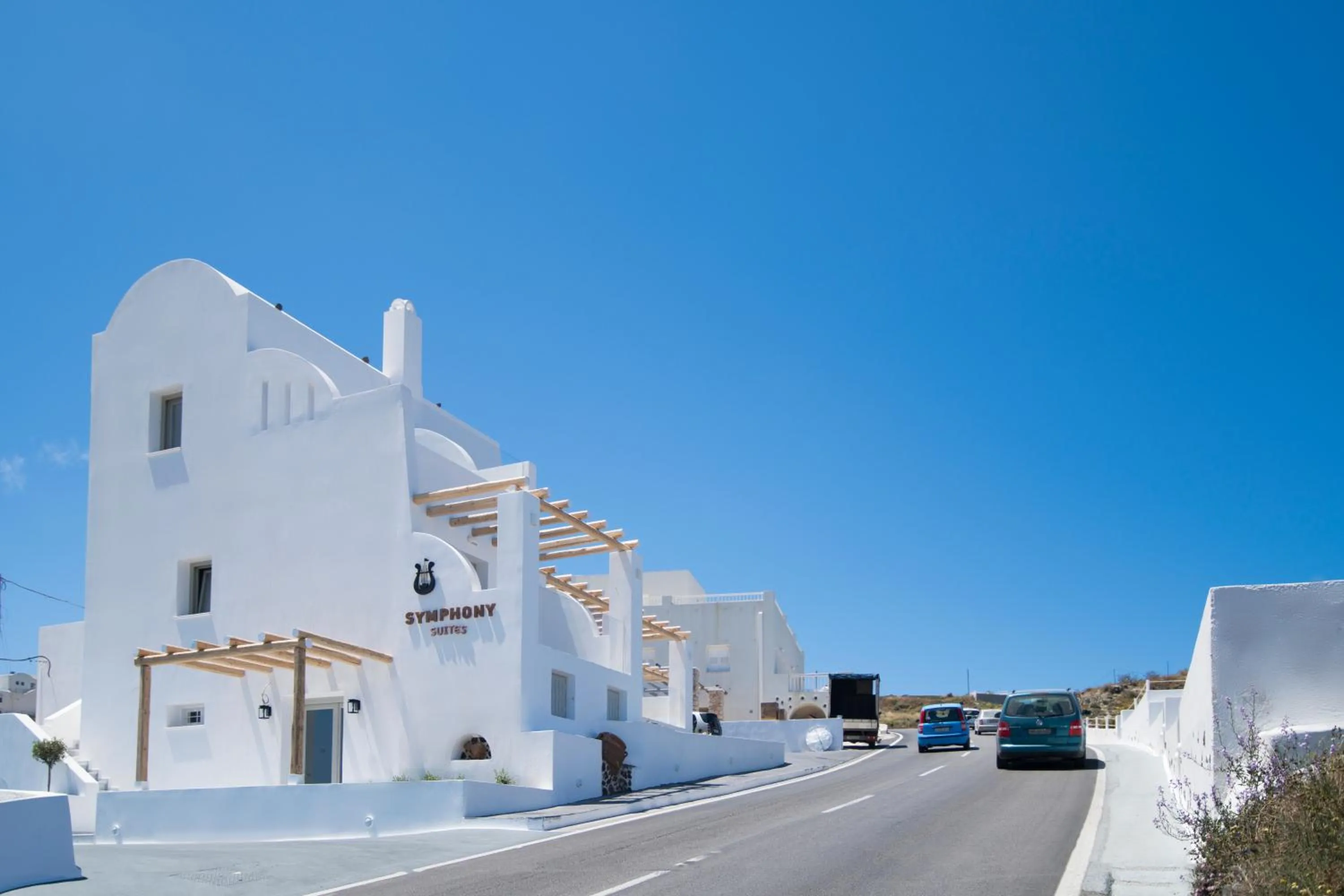 Property building in Symphony Suites Santorini