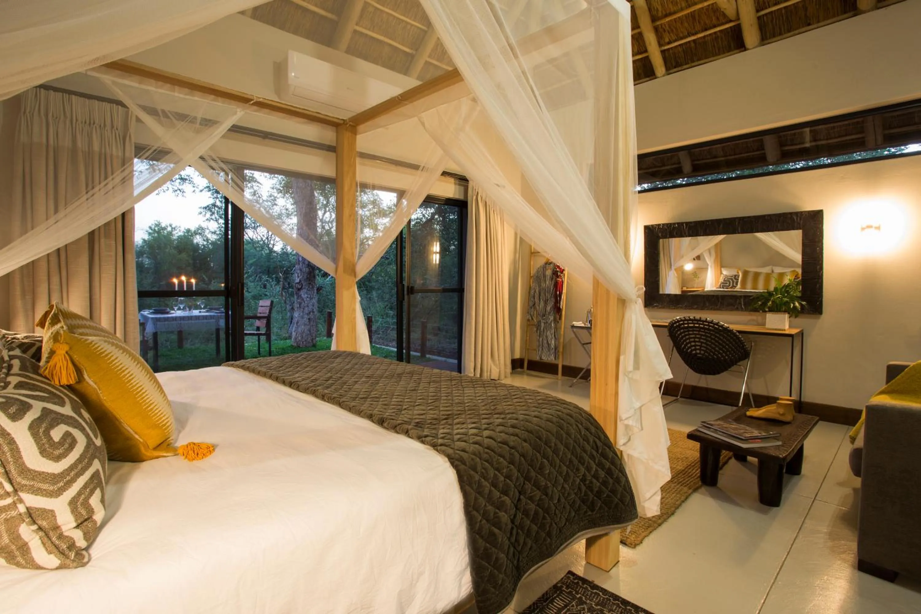 Bed in Moya Safari Villa