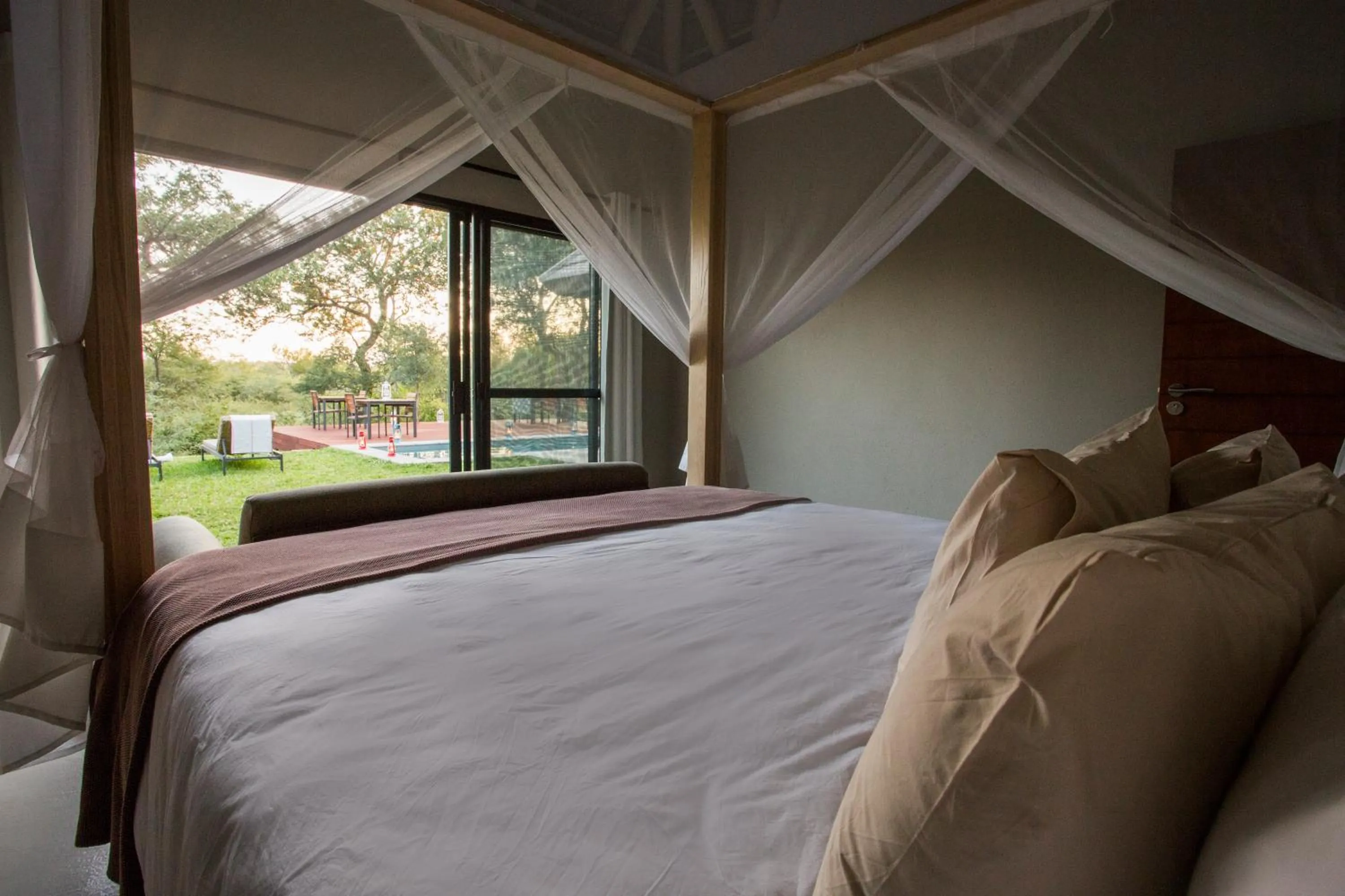 Bed in Moya Safari Villa