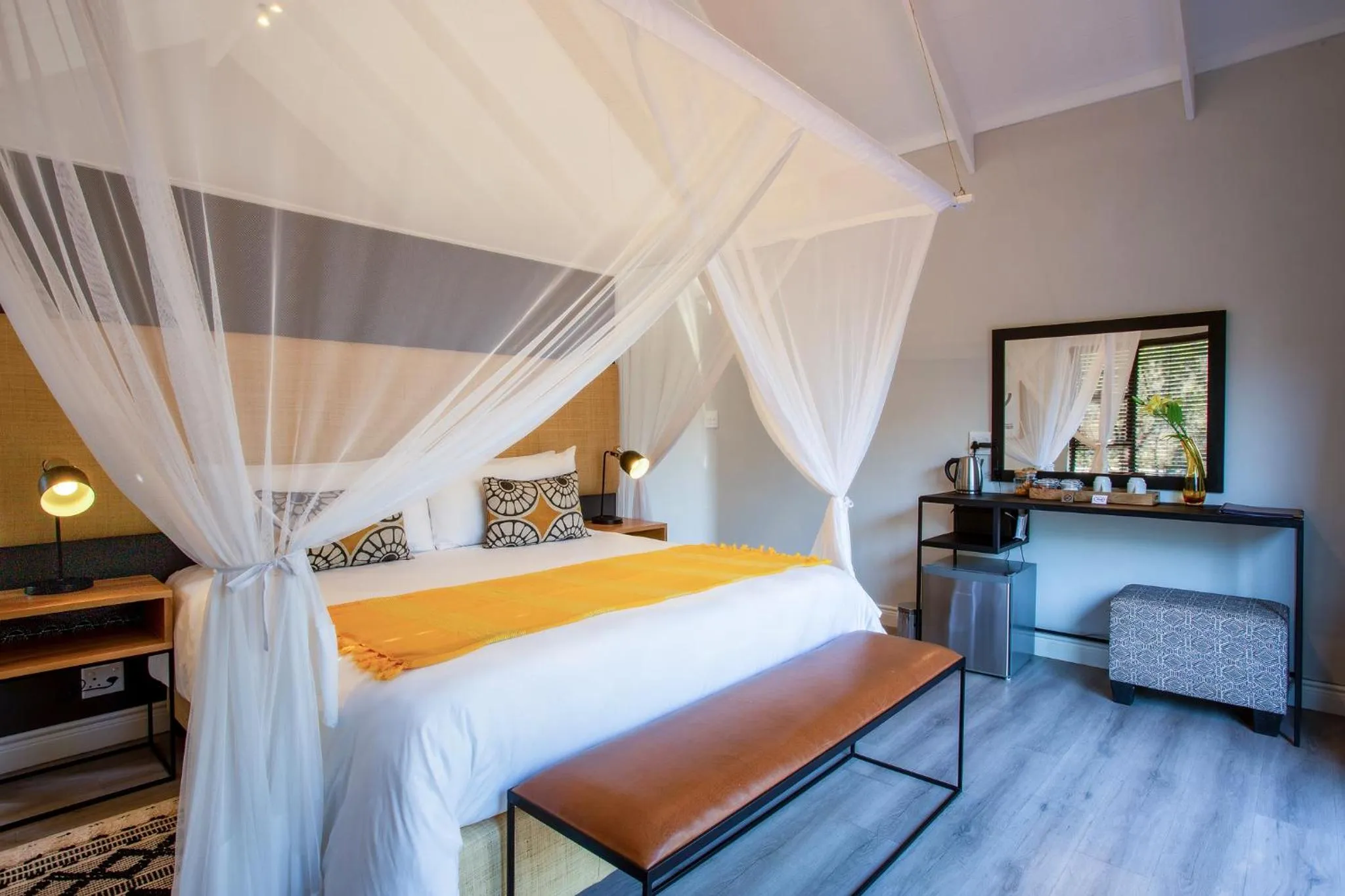 Bed in Moya Safari Villa