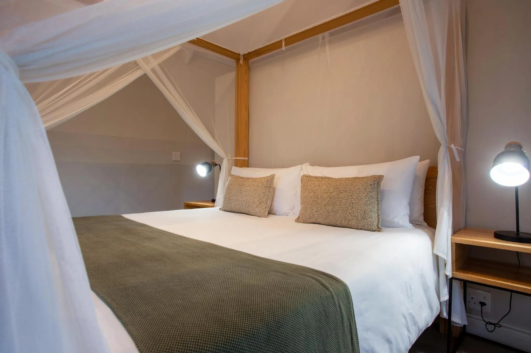 Bed in Moya Safari Villa