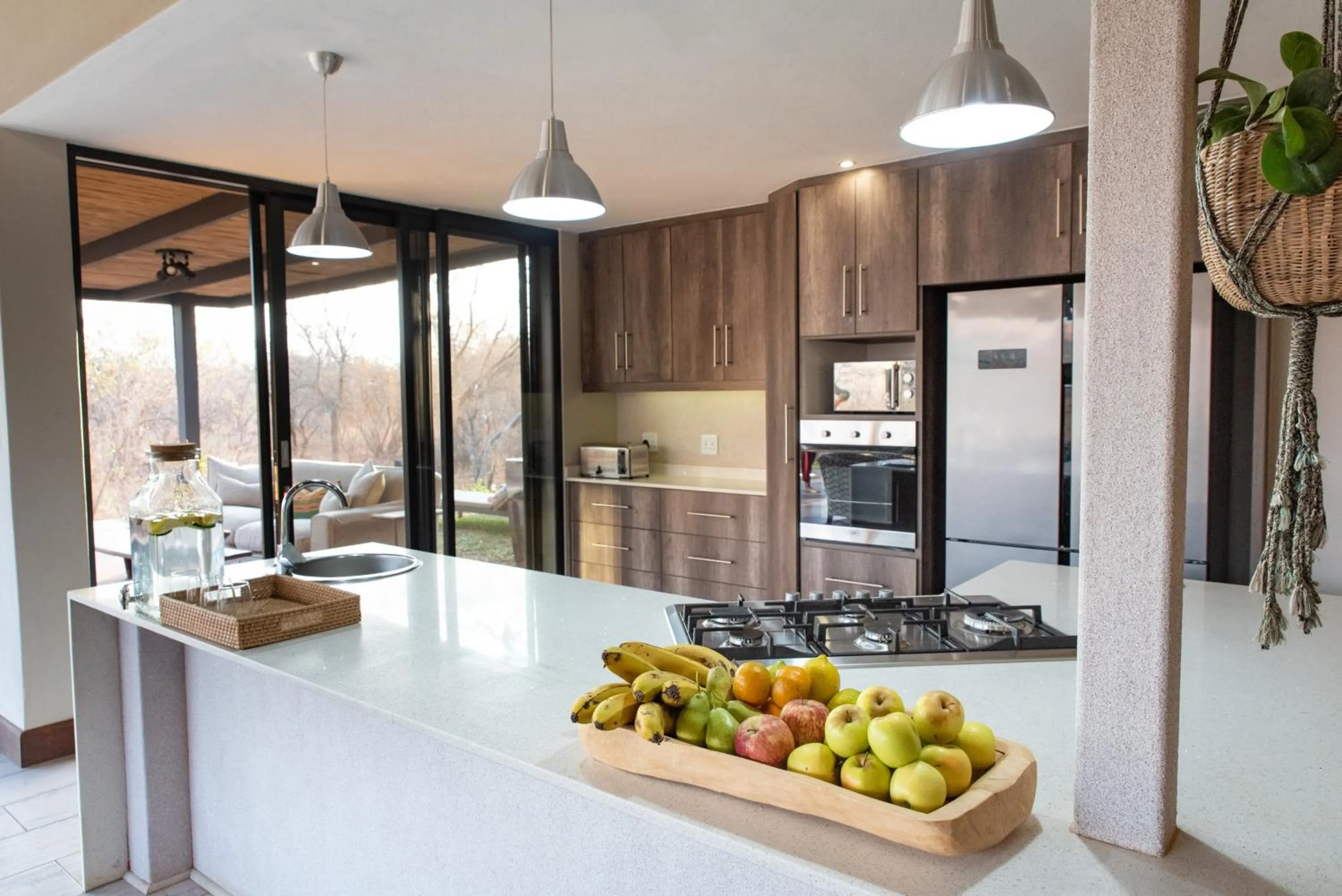 Kitchen or kitchenette in Moya Safari Villa