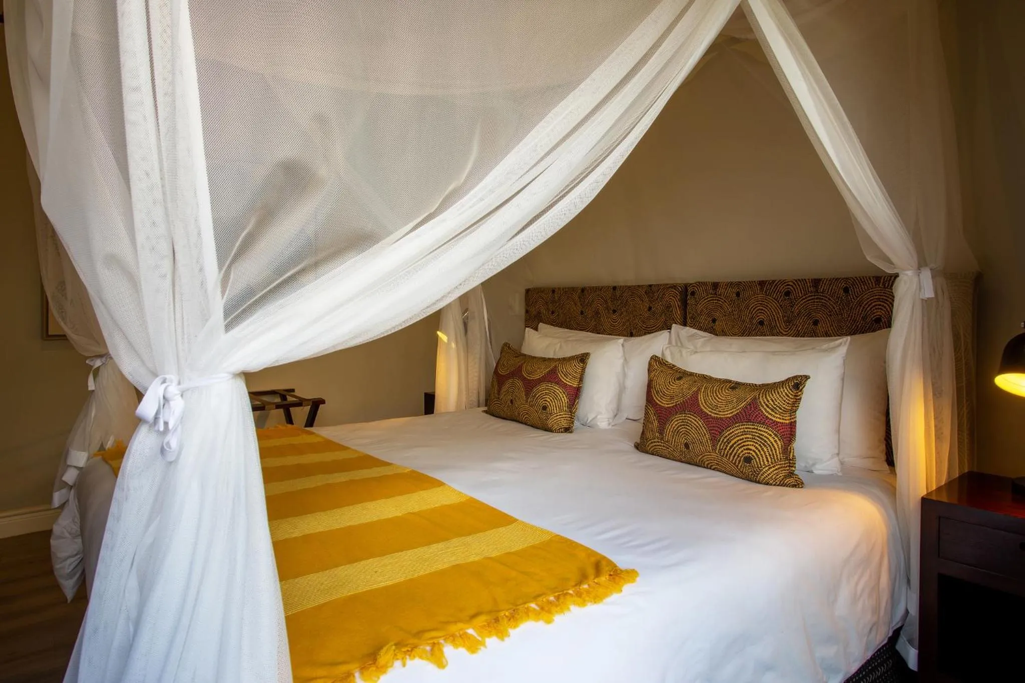 Bed in Moya Safari Villa