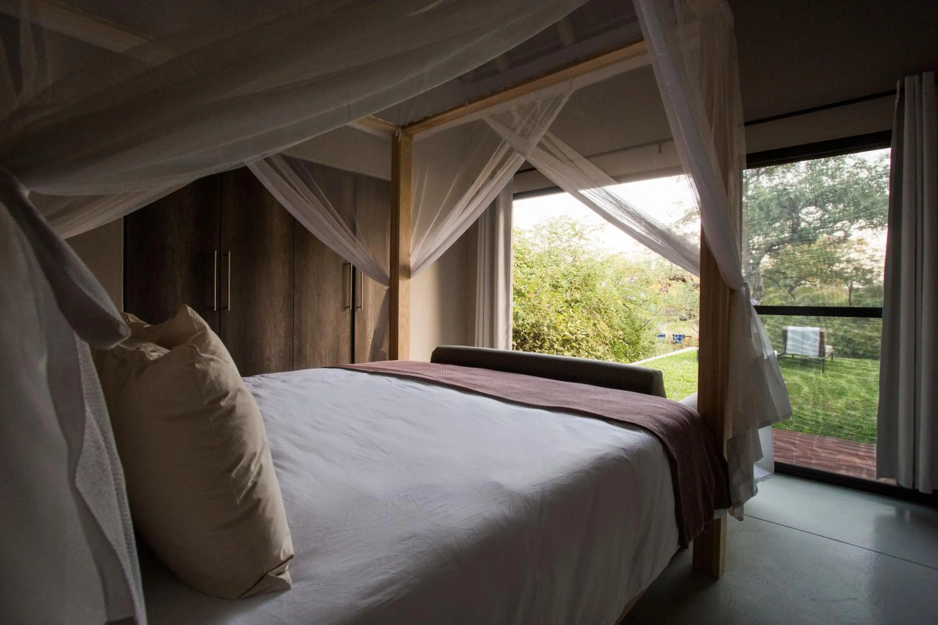 Bed in Moya Safari Villa