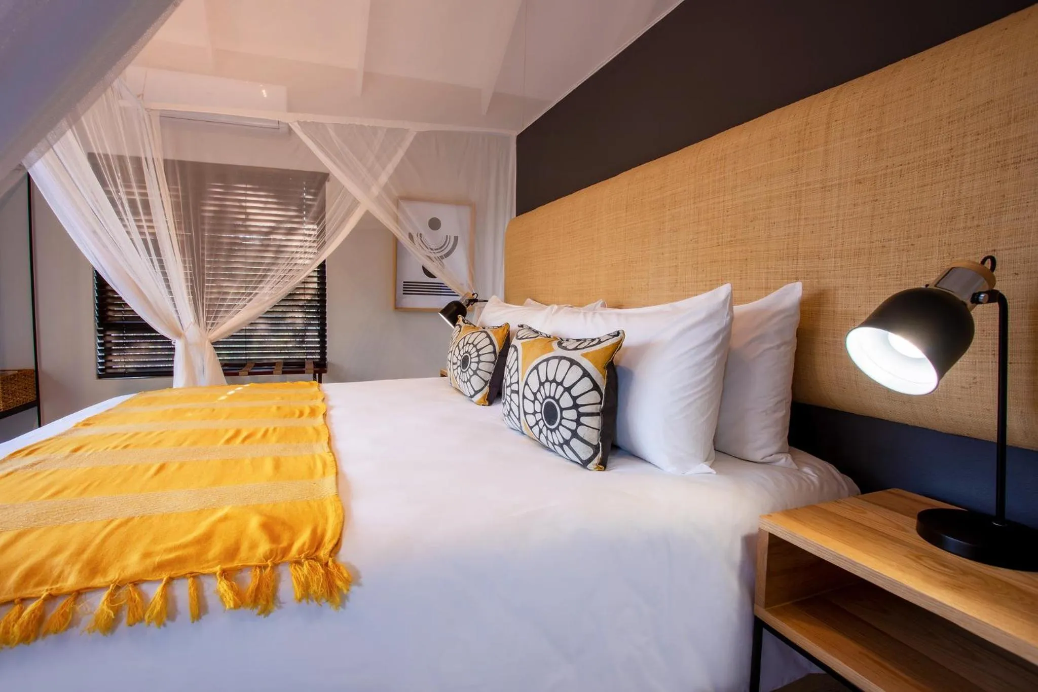 Bed in Moya Safari Villa