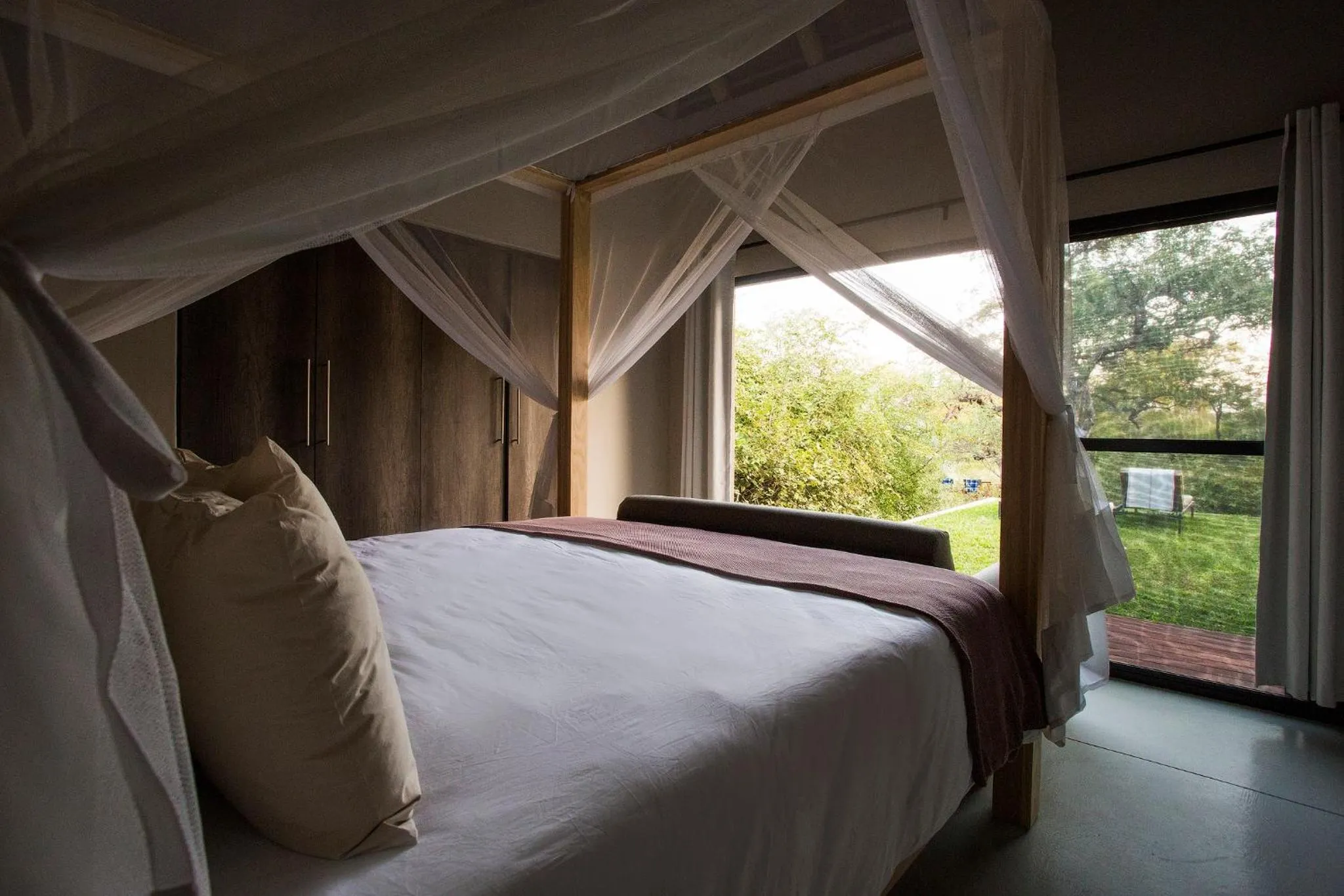Bed in Moya Safari Villa