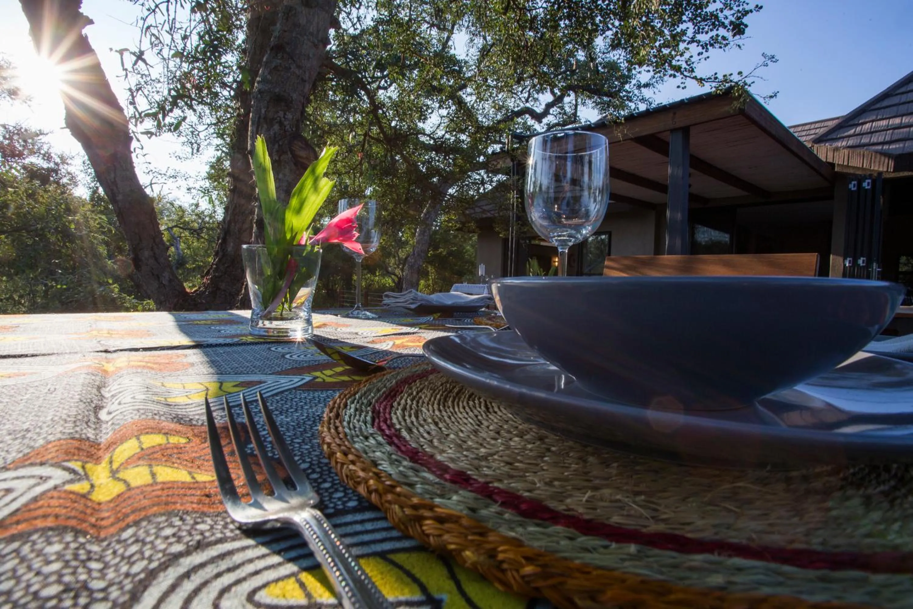 Patio in Moya Safari Villa