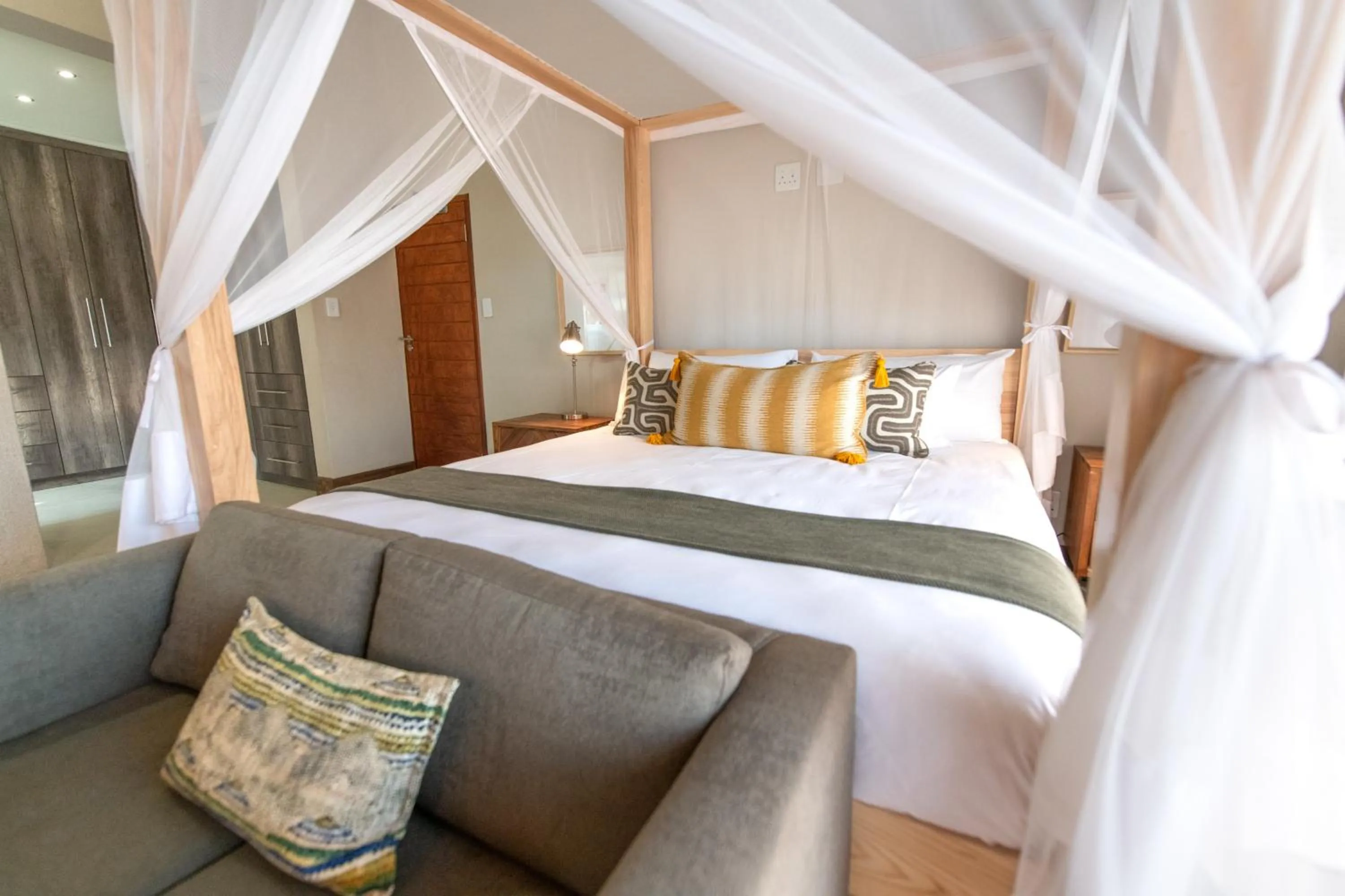 Bed in Moya Safari Villa