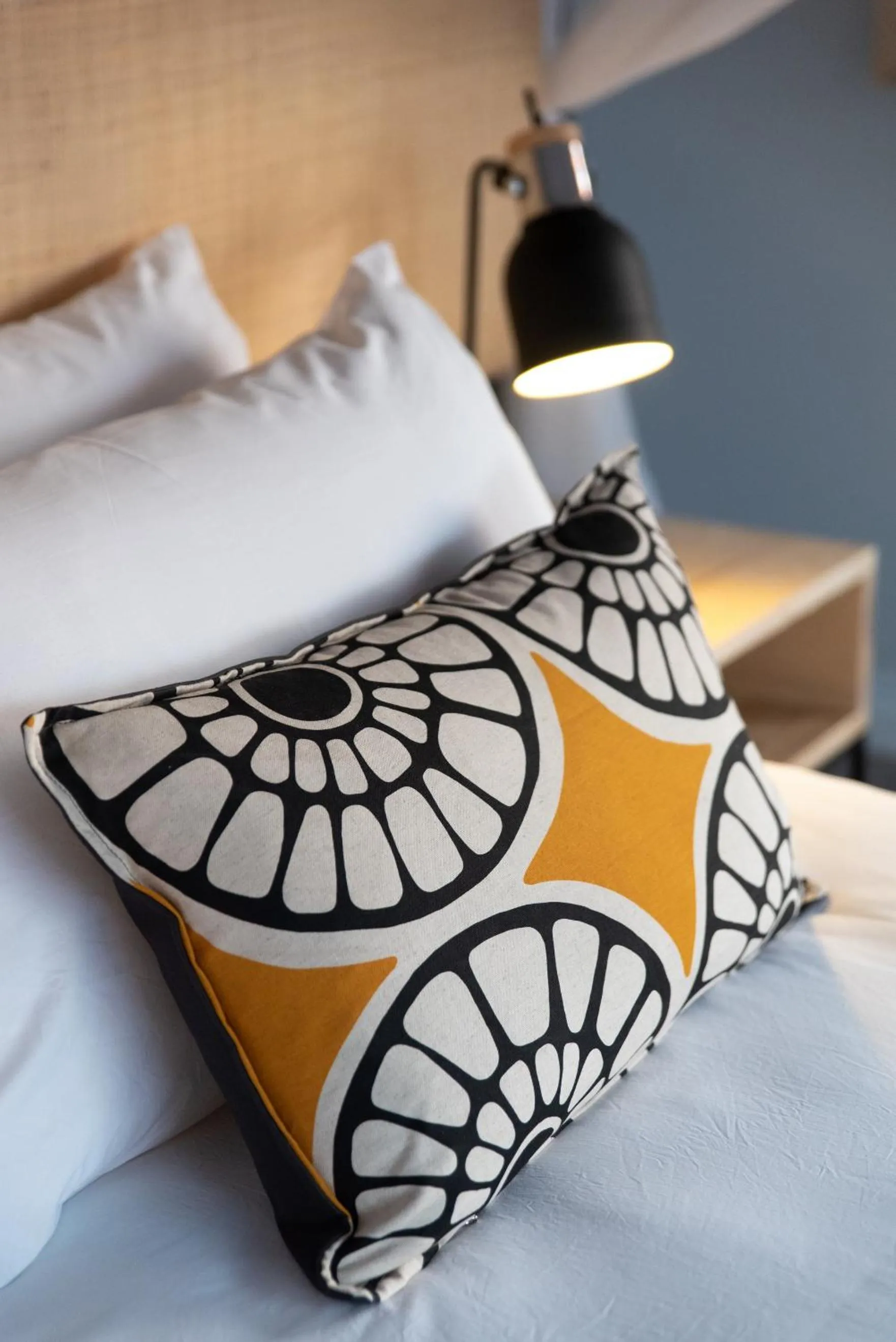 Decorative detail, Bed in Moya Safari Villa