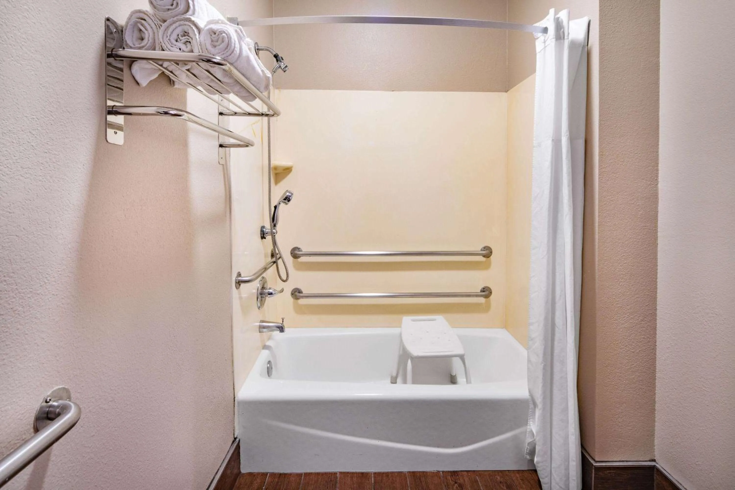 Bathroom in Super 8 by Wyndham North Hollywood