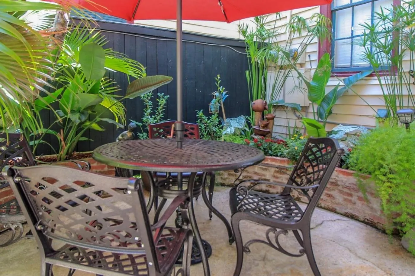 Patio in The Mansion on Royal