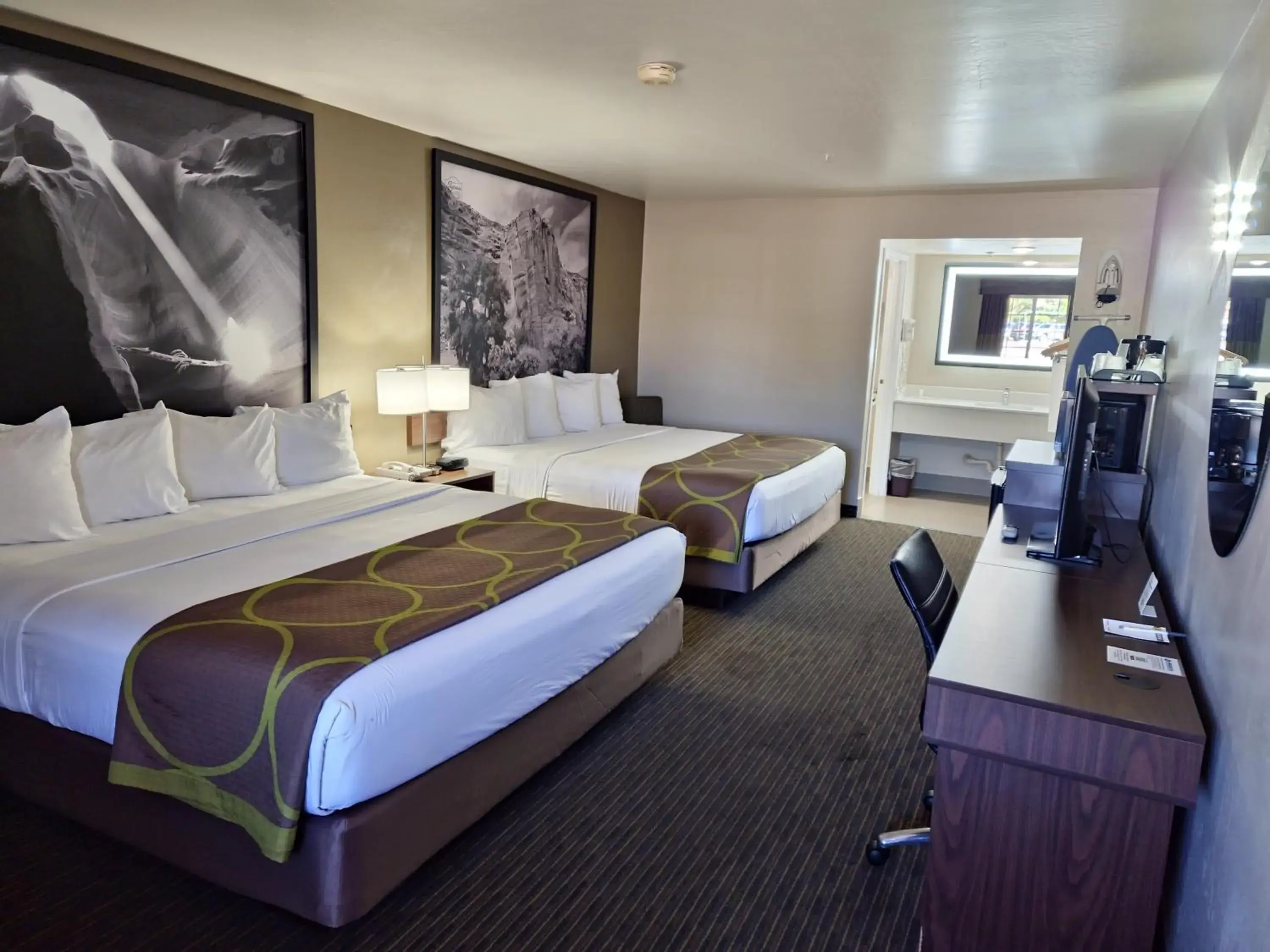 Studio Queen Suite with Two Queen Beds - Non-Smoking in Super 8 by Wyndham Wickenburg AZ Studio Queen Suite with Two Queen Beds - Non-Smoking in Super 8 by Wyndham Wickenburg AZ