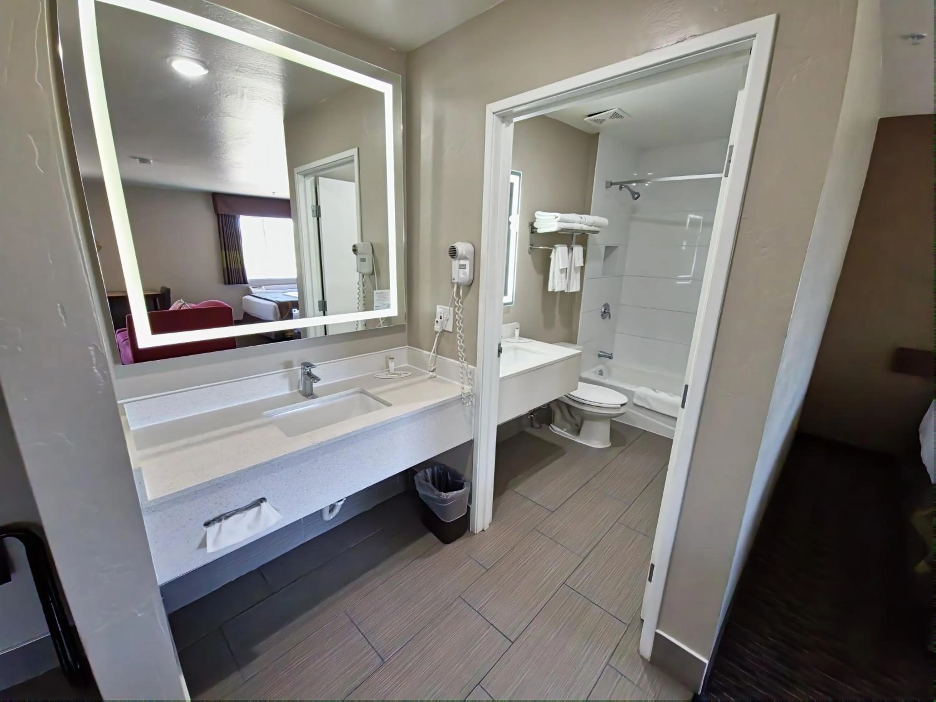 Shower in Super 8 by Wyndham Wickenburg AZ