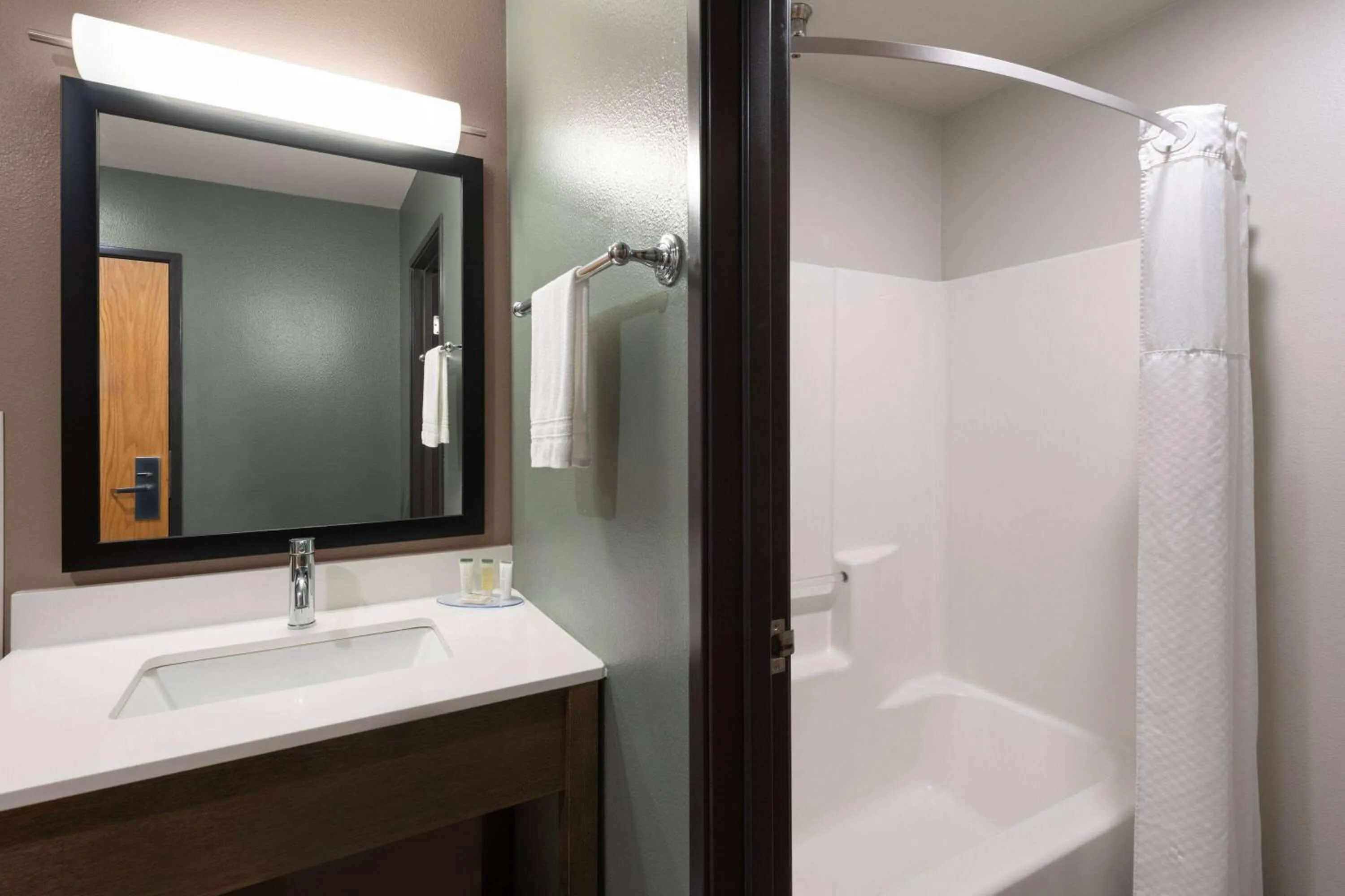 Bathroom in Super 8 by Wyndham Big Timber